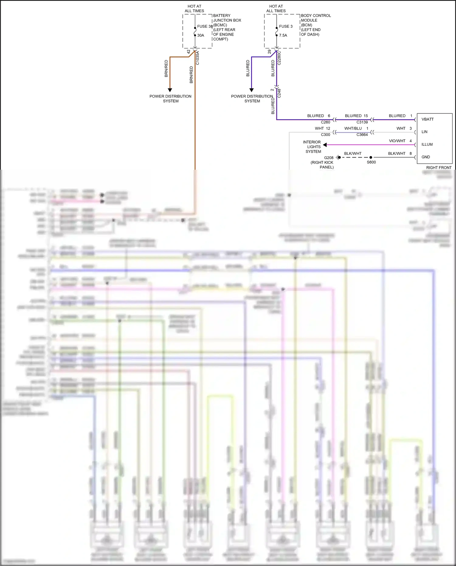 Wiring diagram computer data lines system for Lincoln Aviator II (2019-2024) (95 of 128)