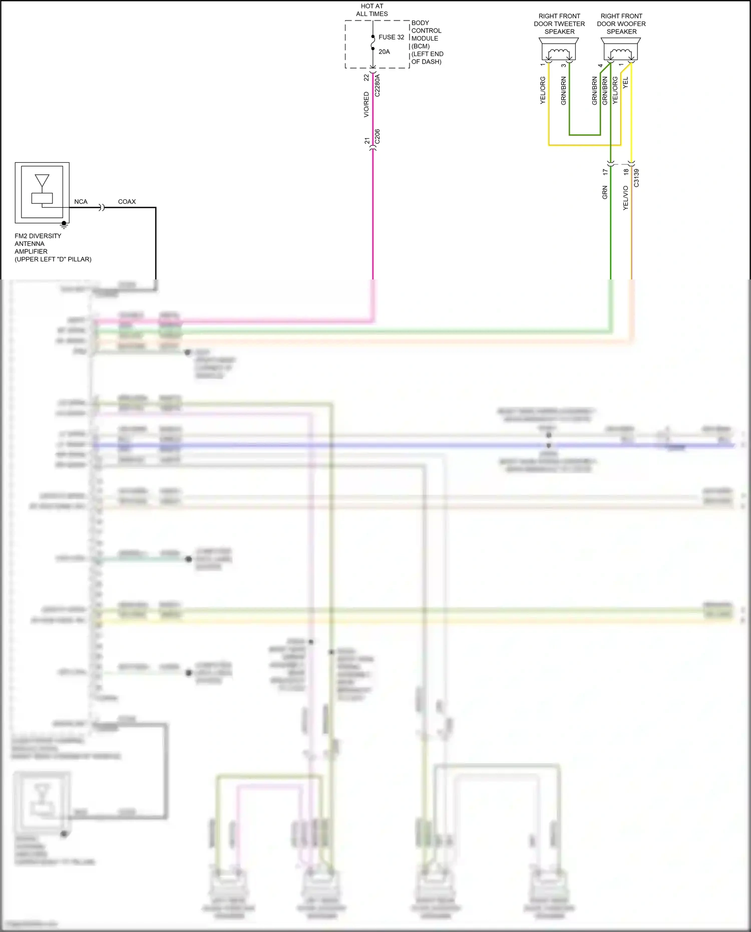 Wiring diagram computer data lines system for Lincoln Aviator II (2019-2024) (4 of 128)