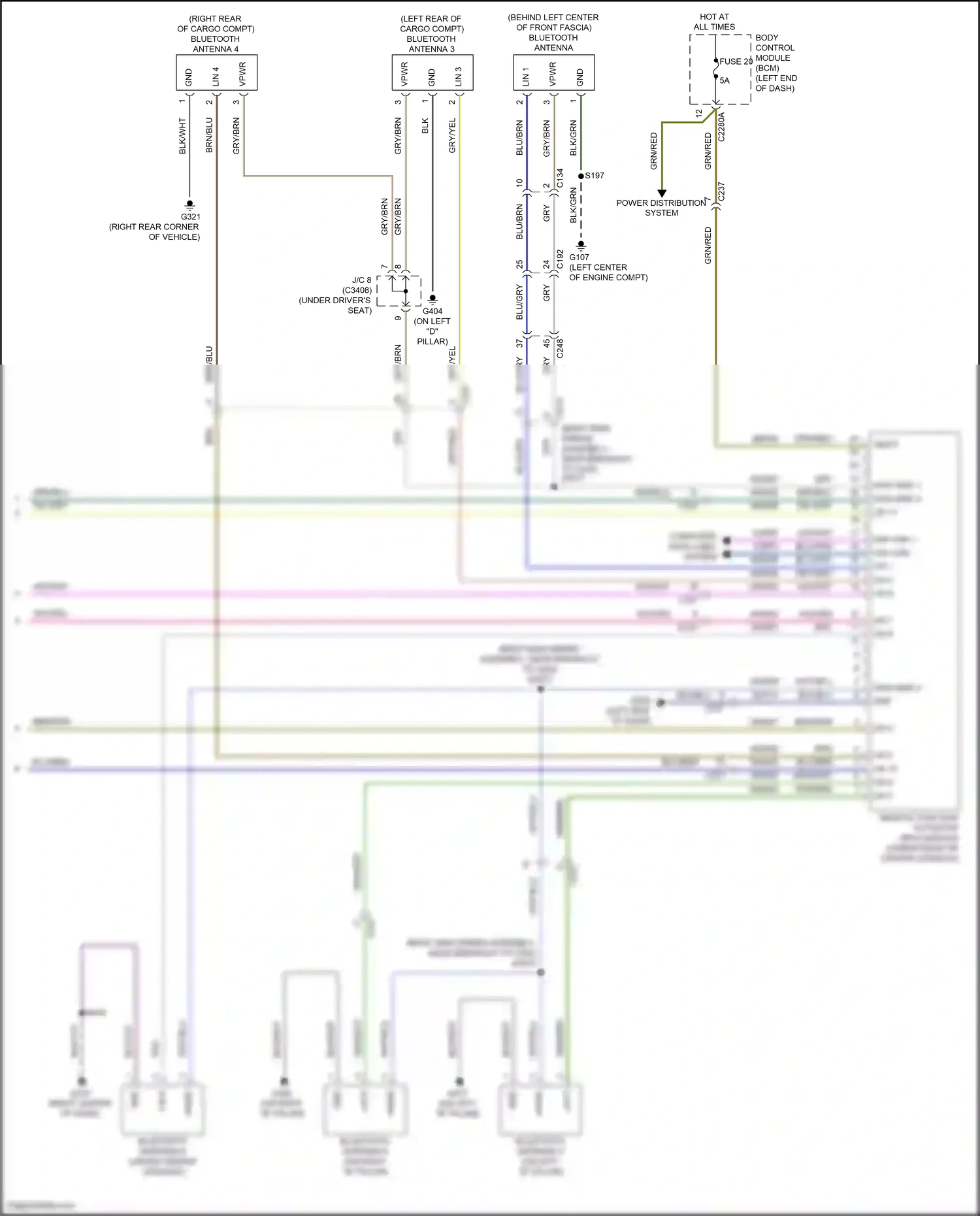 Wiring diagram computer data lines system for Lincoln Aviator II (2019-2024) (66 of 128)