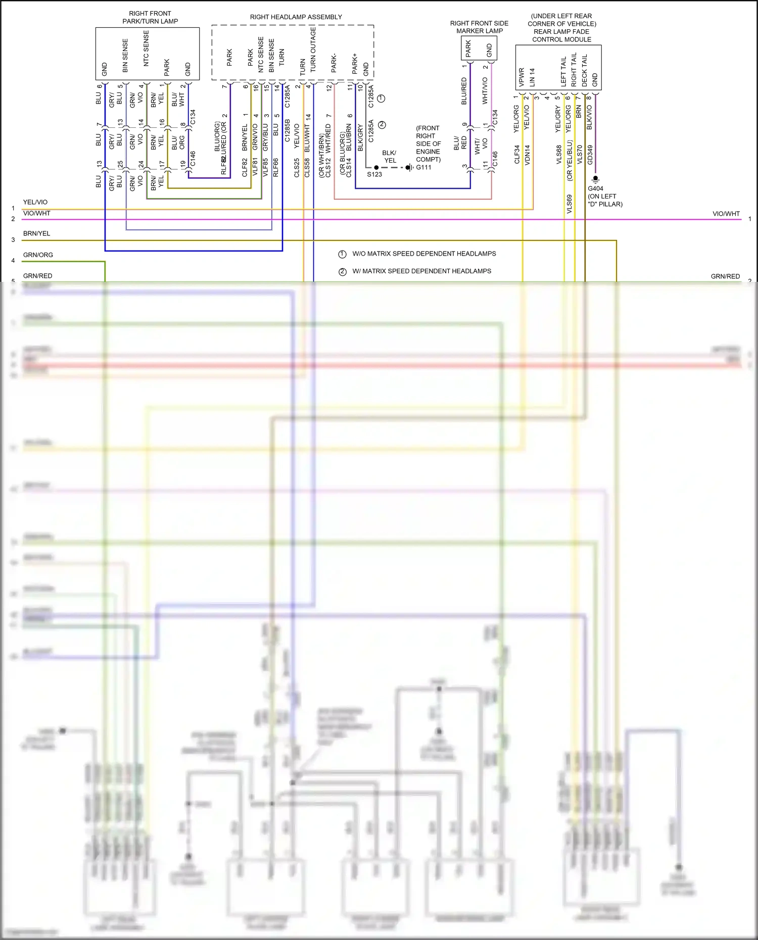 Wiring diagram deck tail for Lincoln Aviator II (2019-2024) (1 of 1)