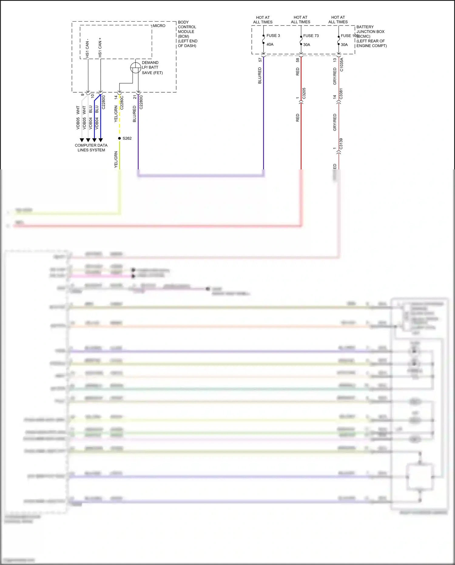 Wiring diagram ms can + for Lincoln Aviator II (2019-2024) (23 of 43)