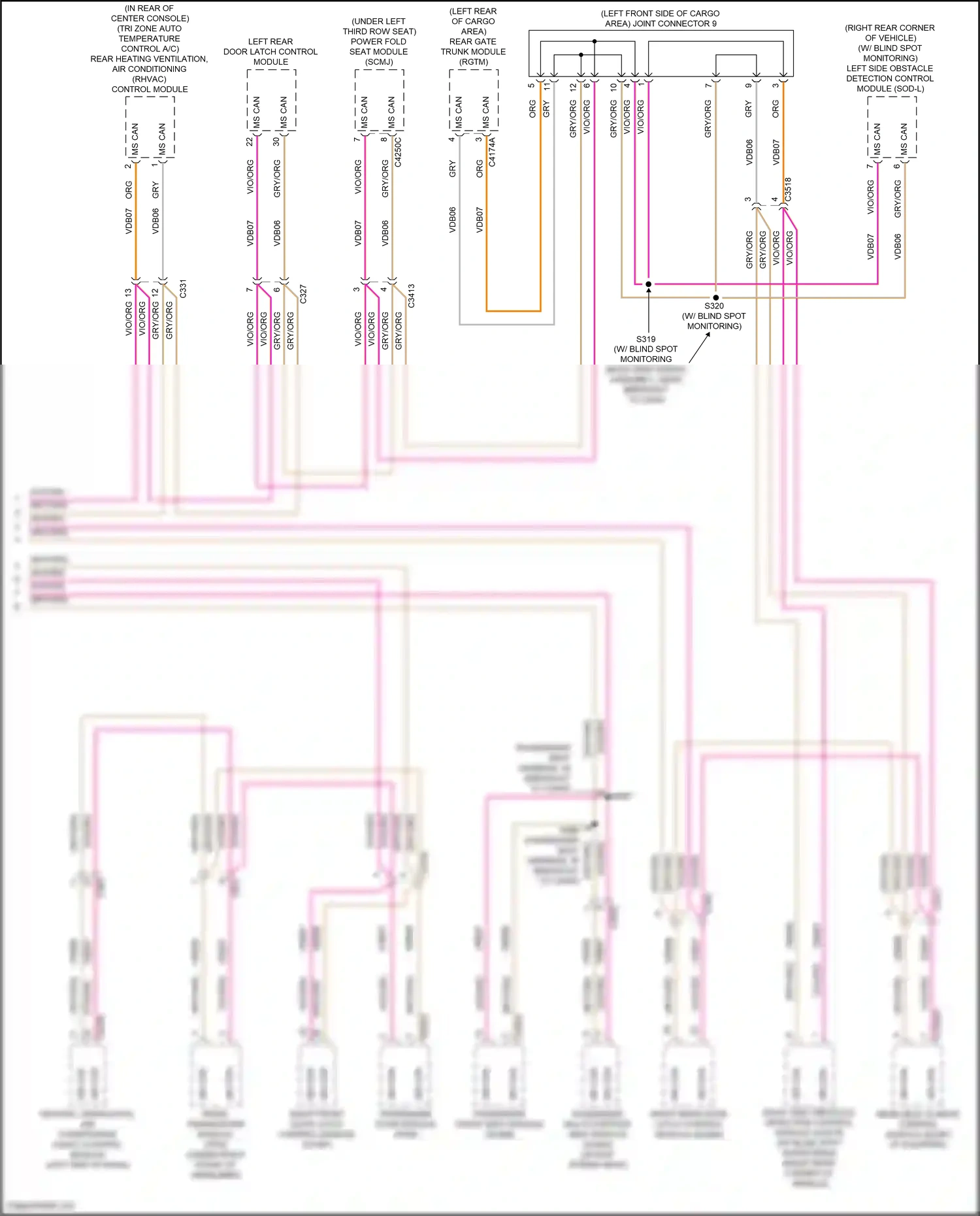 Wiring diagram ms can + for Lincoln Aviator II (2019-2024) (14 of 43)
