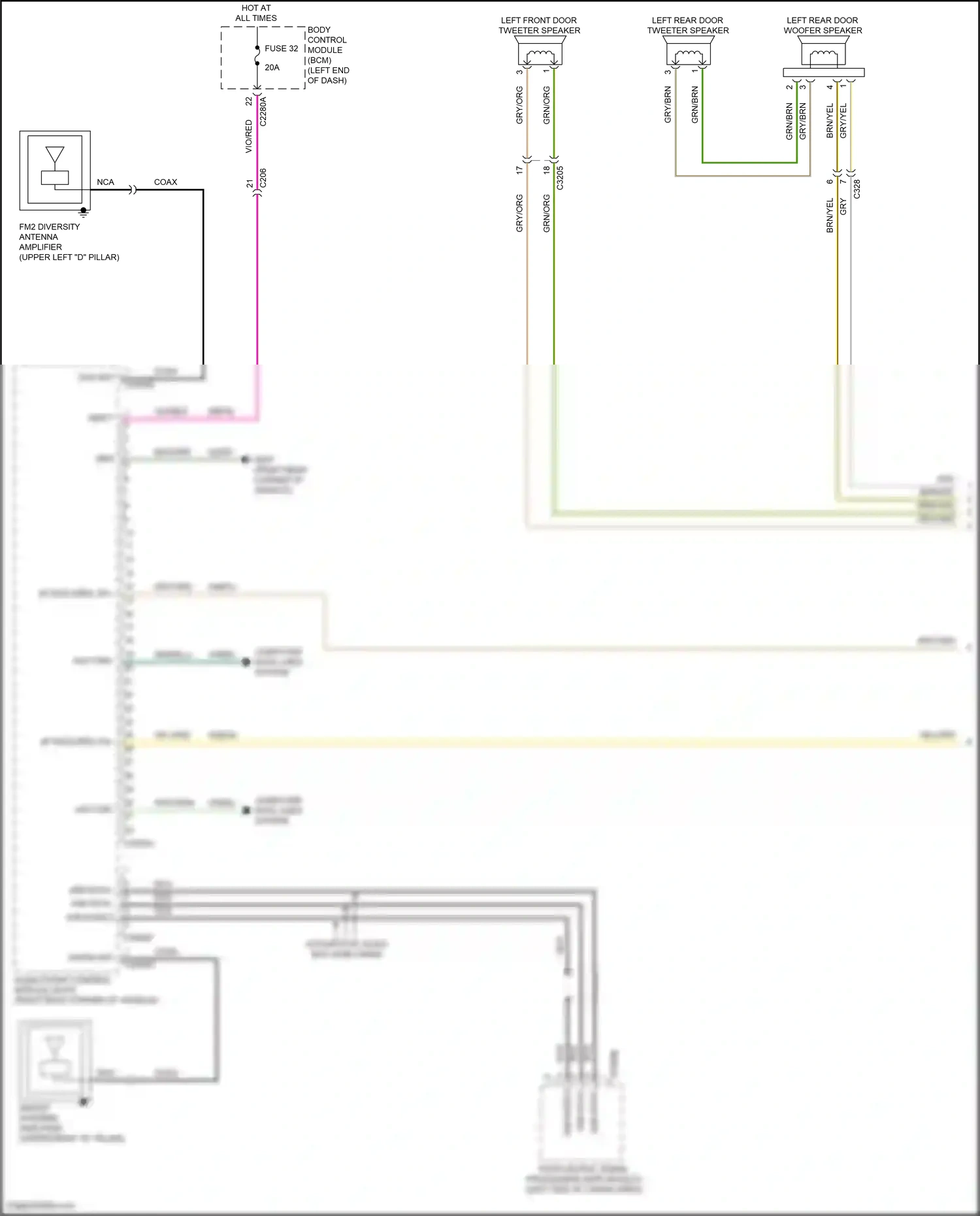 Wiring diagram nca for Lincoln Aviator II (2019-2024) (16 of 101)