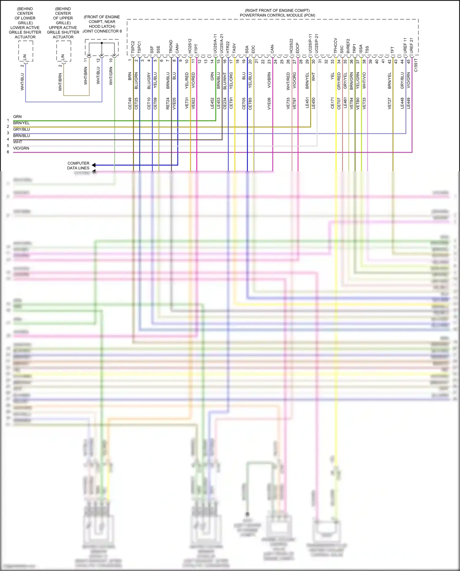 Wiring diagram nca for Lincoln Aviator II (2019-2024) (100 of 101)