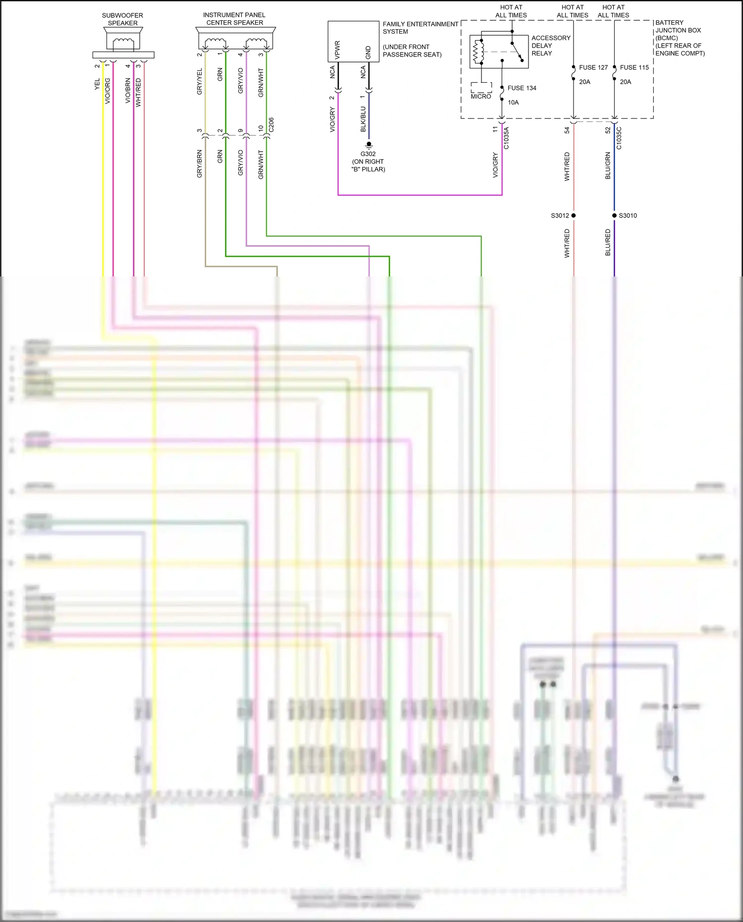 Wiring diagram nca for Lincoln Aviator II (2019-2024) (7 of 101)