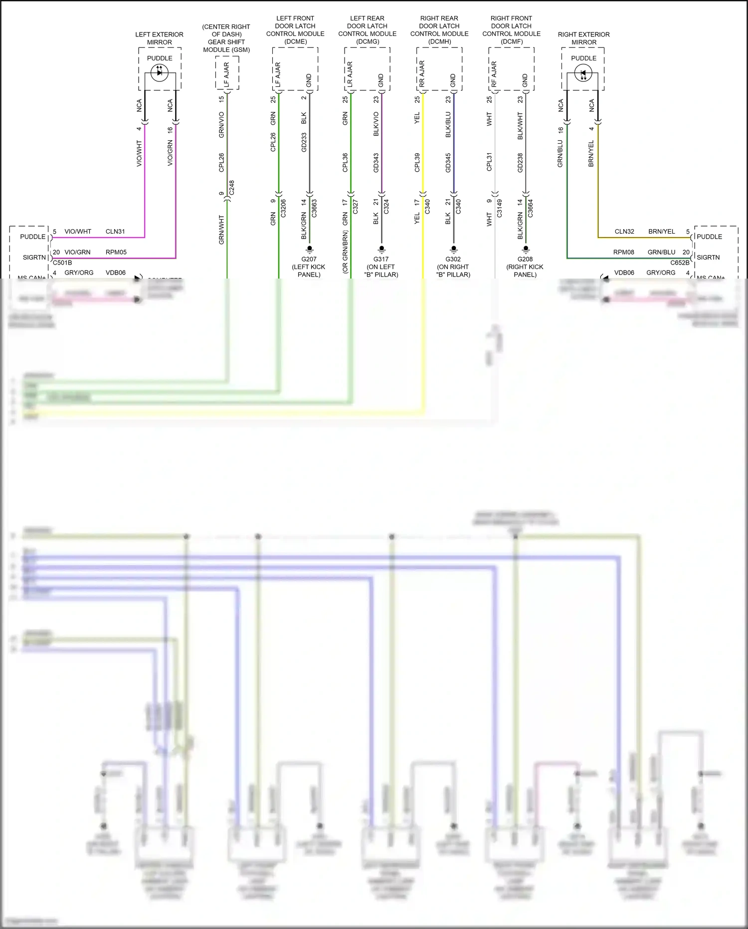 Wiring diagram nca for Lincoln Aviator II (2019-2024) (74 of 101)