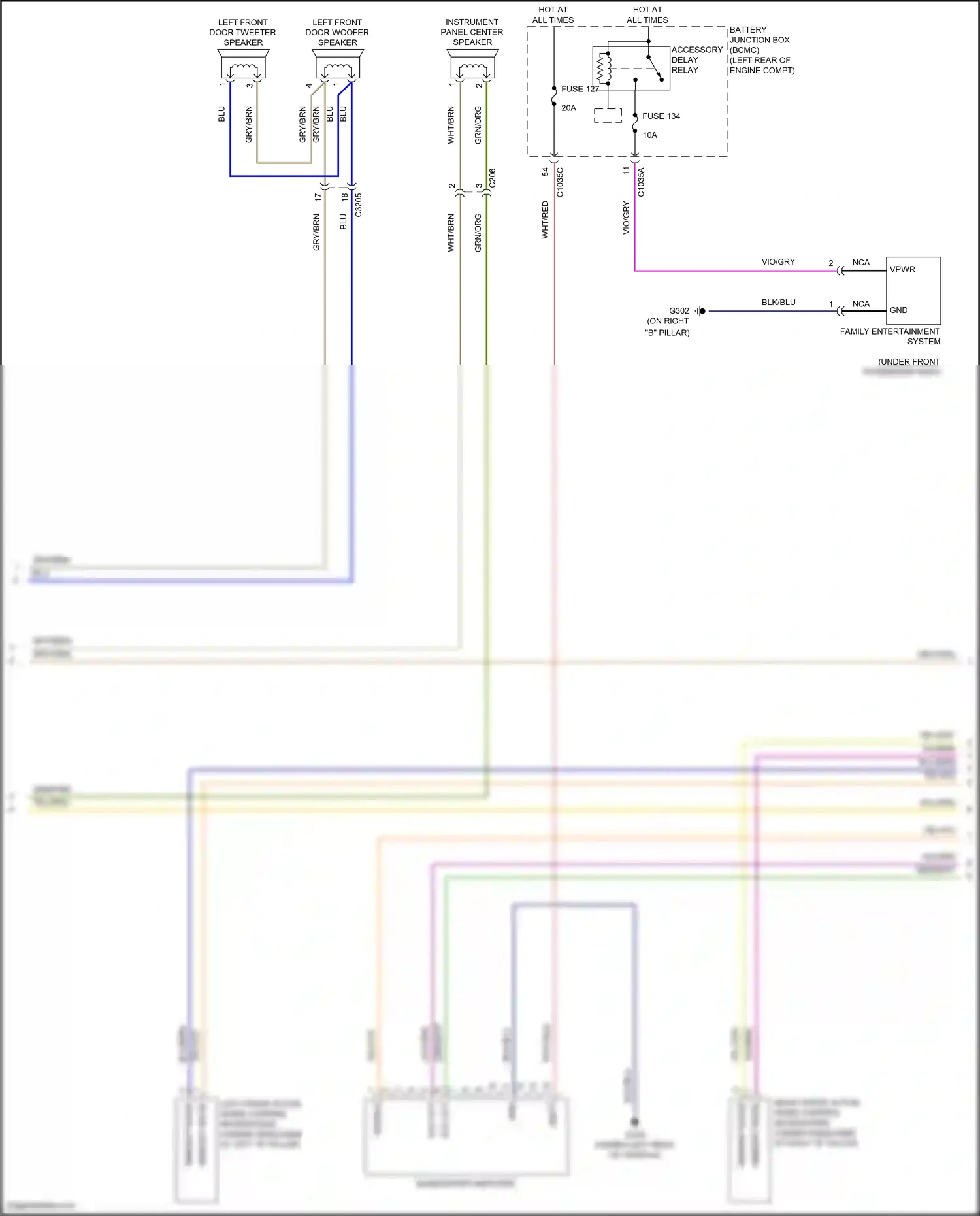 Wiring diagram nca for Lincoln Aviator II (2019-2024) (3 of 101)