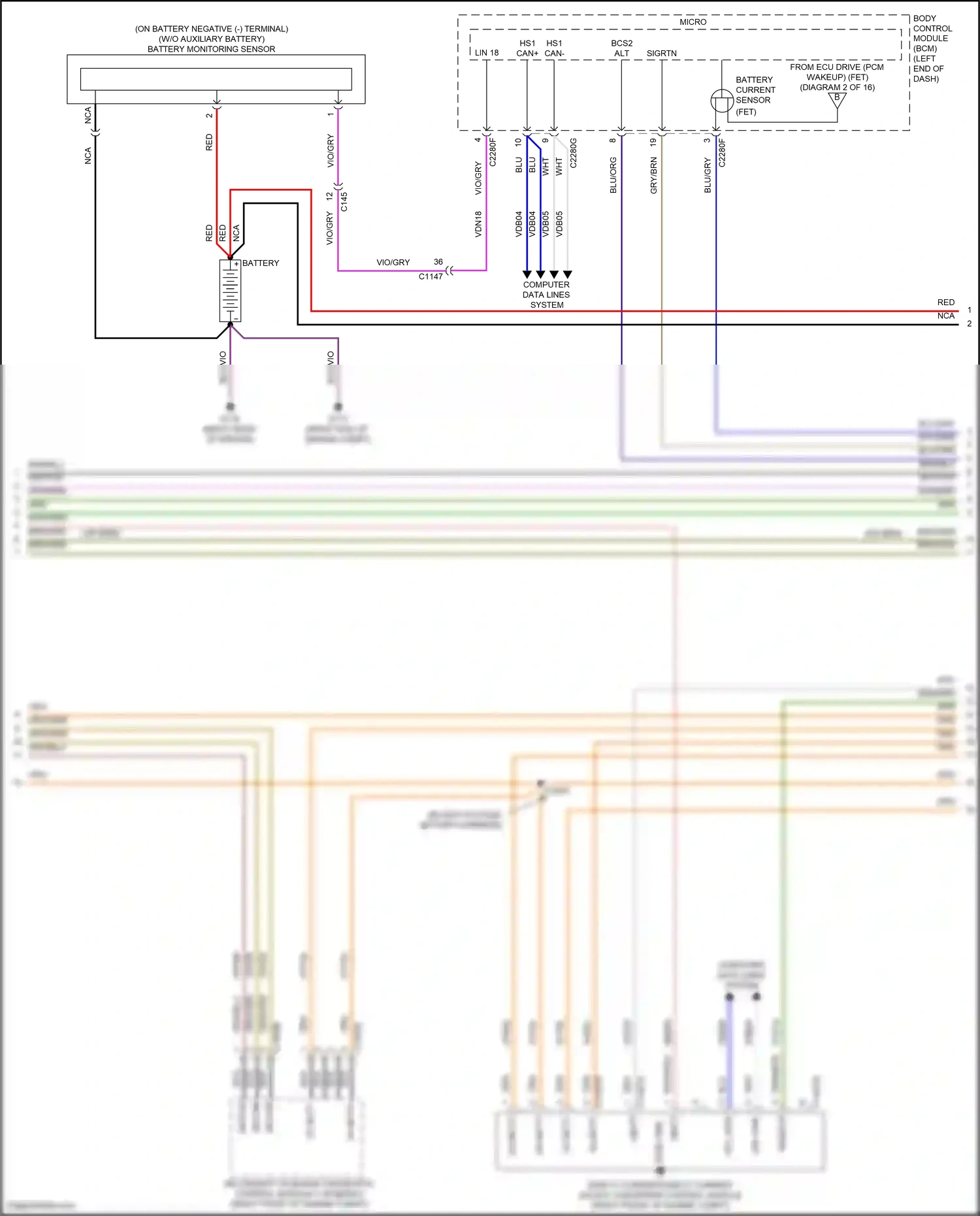 Wiring diagram nca for Lincoln Aviator II (2019-2024) (97 of 101)