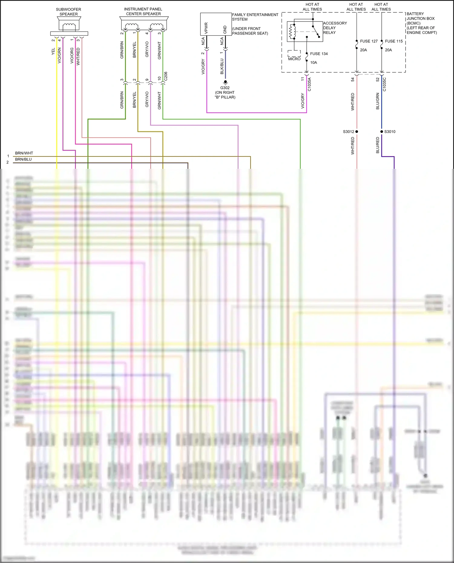 Wiring diagram red for Lincoln Aviator II (2019-2024) (9 of 73)