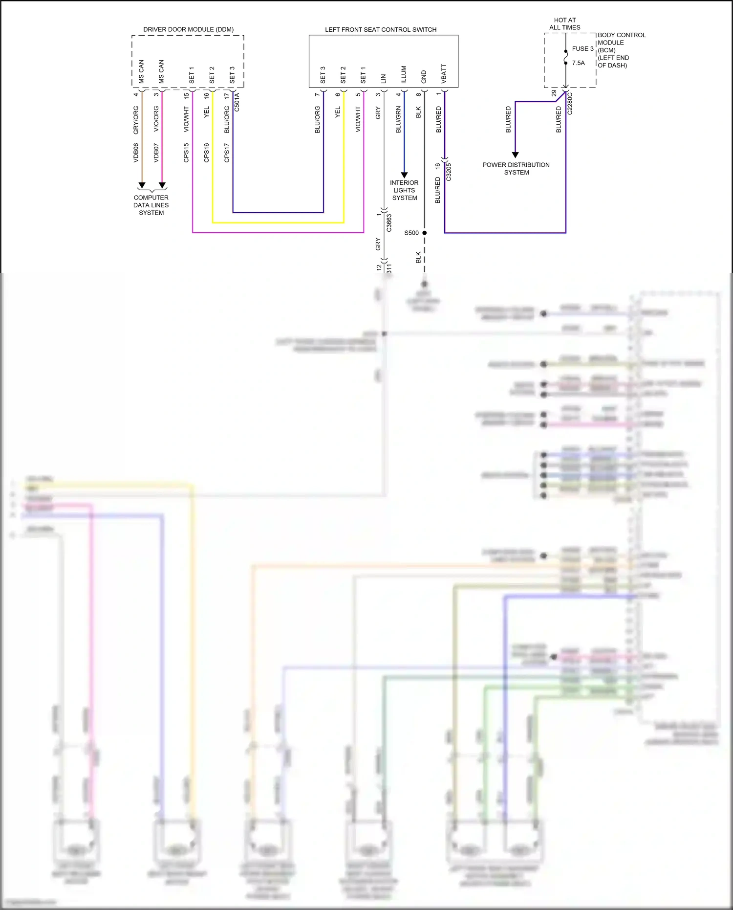 Wiring diagram set 3 for Lincoln Aviator II (2019-2024) (1 of 3)