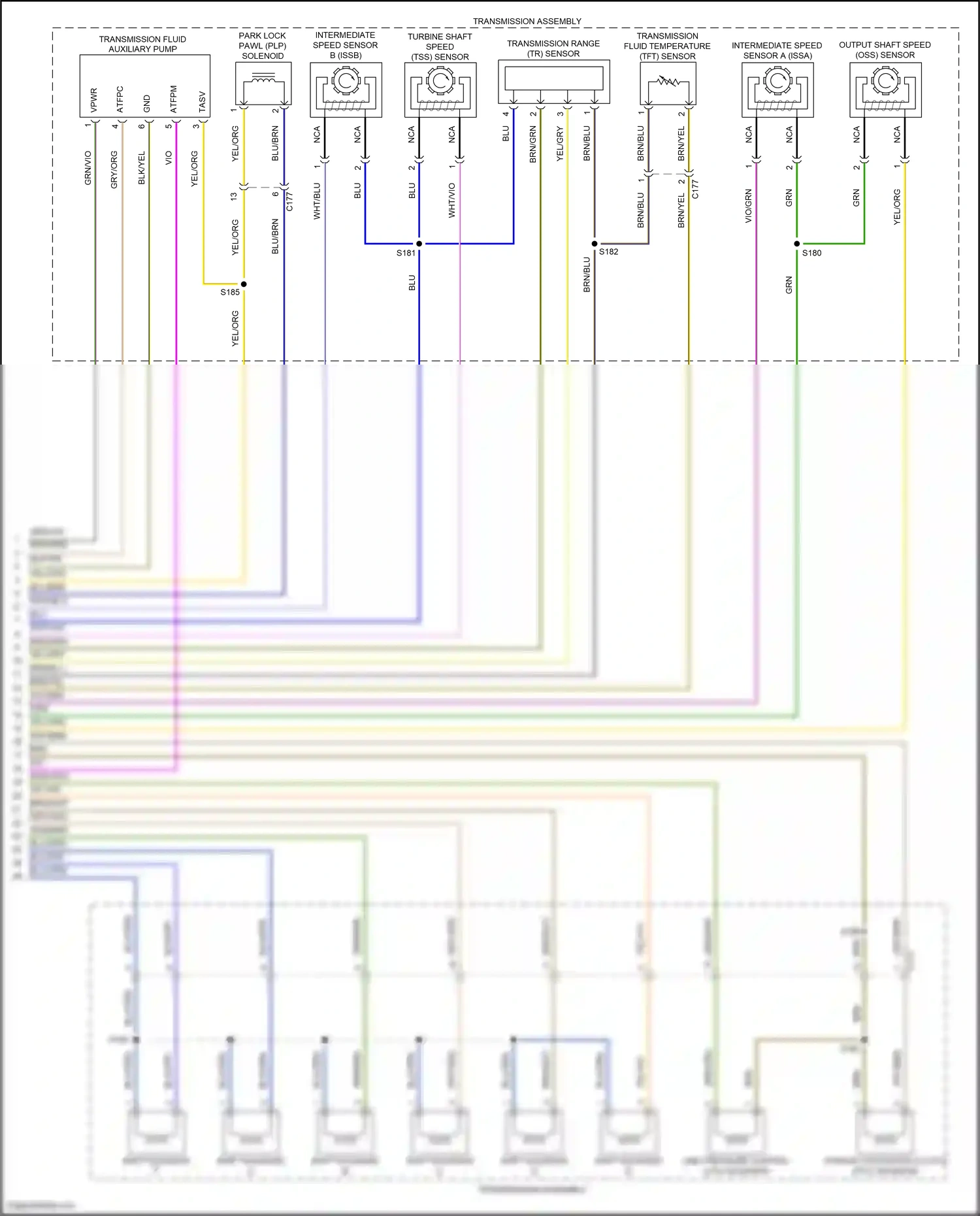 Wiring diagram shift solenoid d for Lincoln Aviator II (2019-2024) (2 of 3)