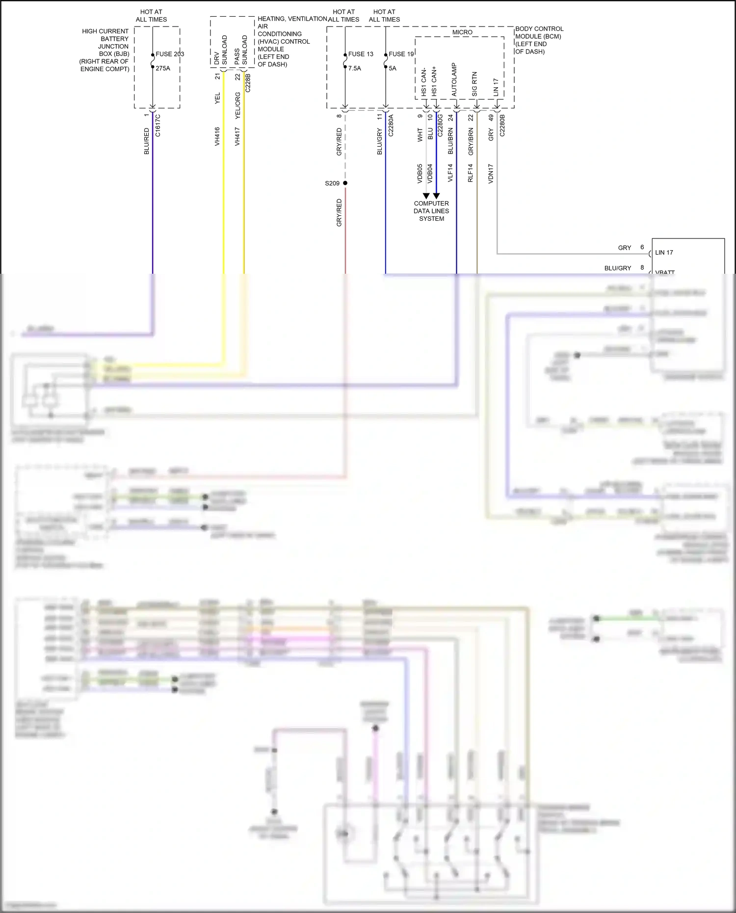 Wiring diagram vio for Lincoln Aviator II (2019-2024) (28 of 49)