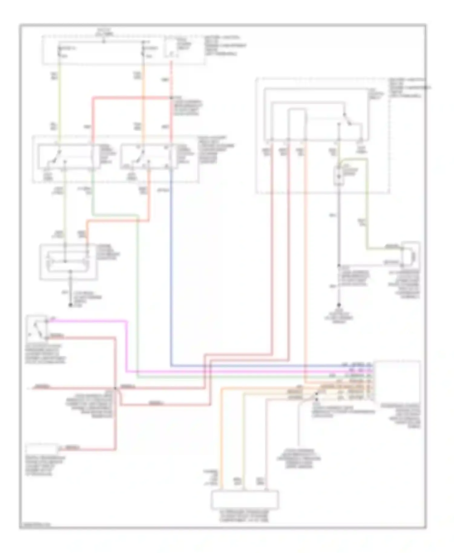 Continental Lincoln IX (1995-2002): Automatic a/c circuit (2 of 2)