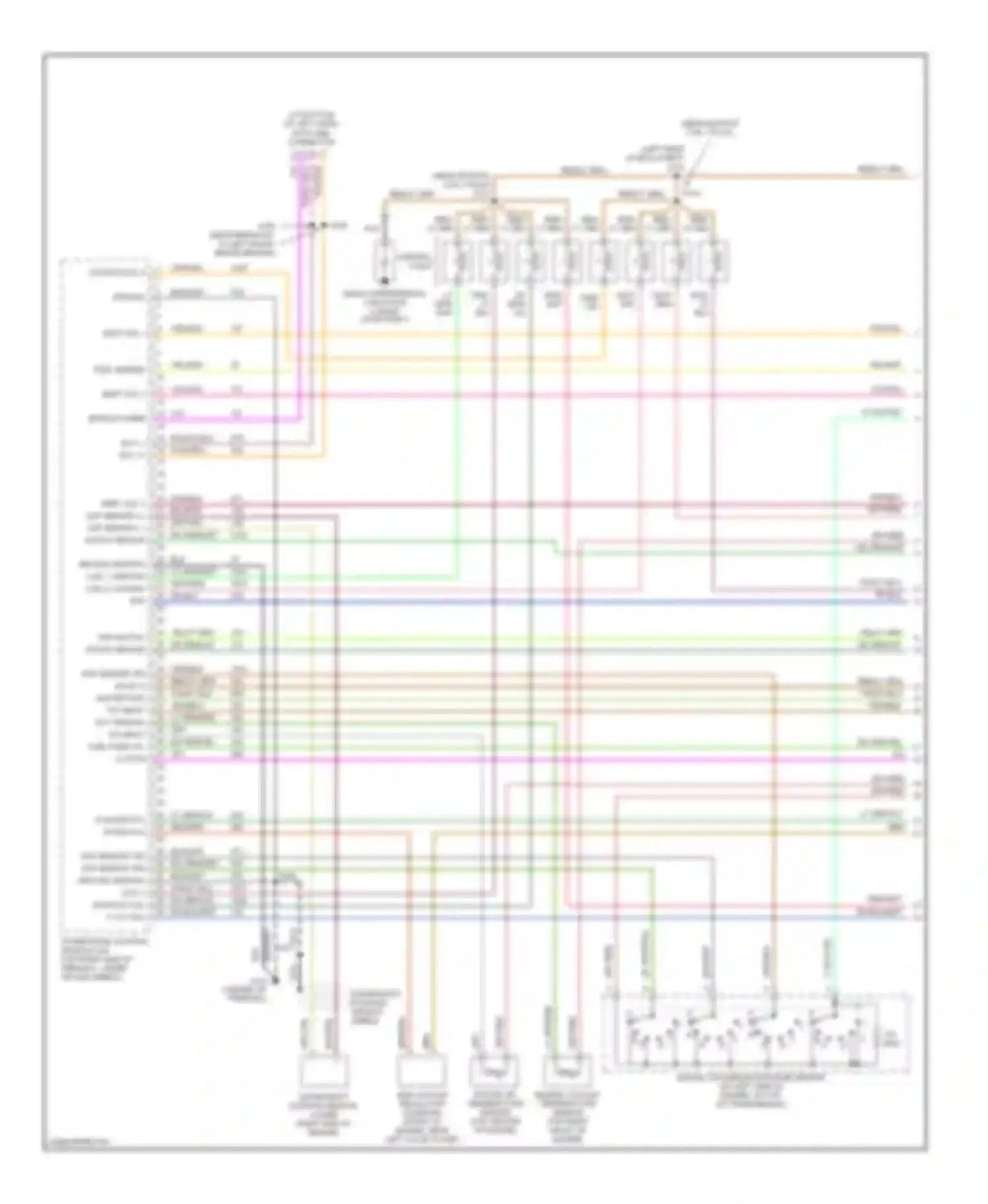 Continental Lincoln IX (1995-2002): Wiring diagram engine performance 4.6ls (1 of 4)