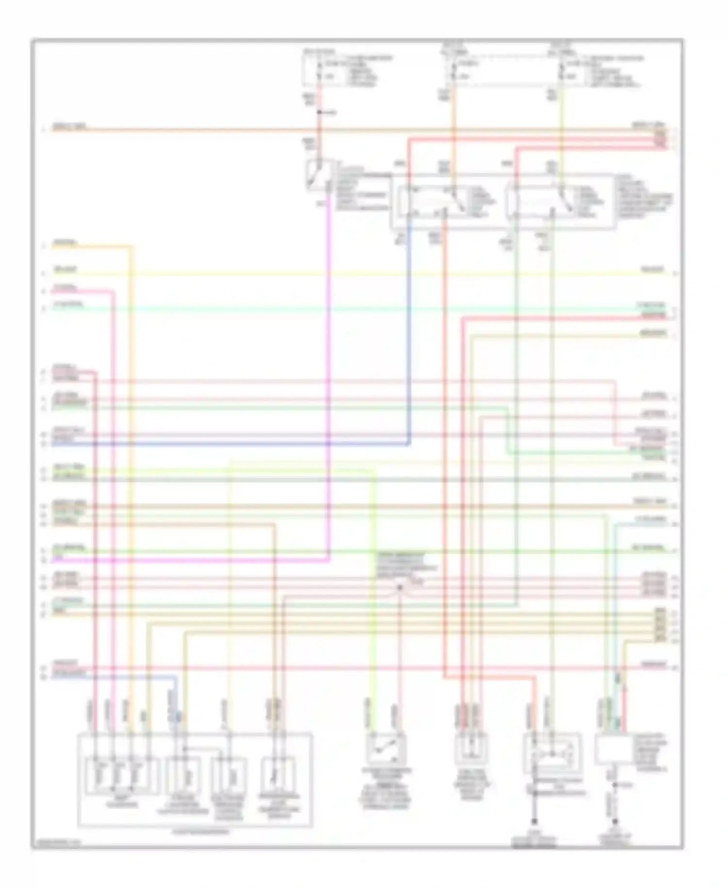 Continental Lincoln IX (1995-2002): Wiring diagram engine performance 4.6ls (2 of 4)