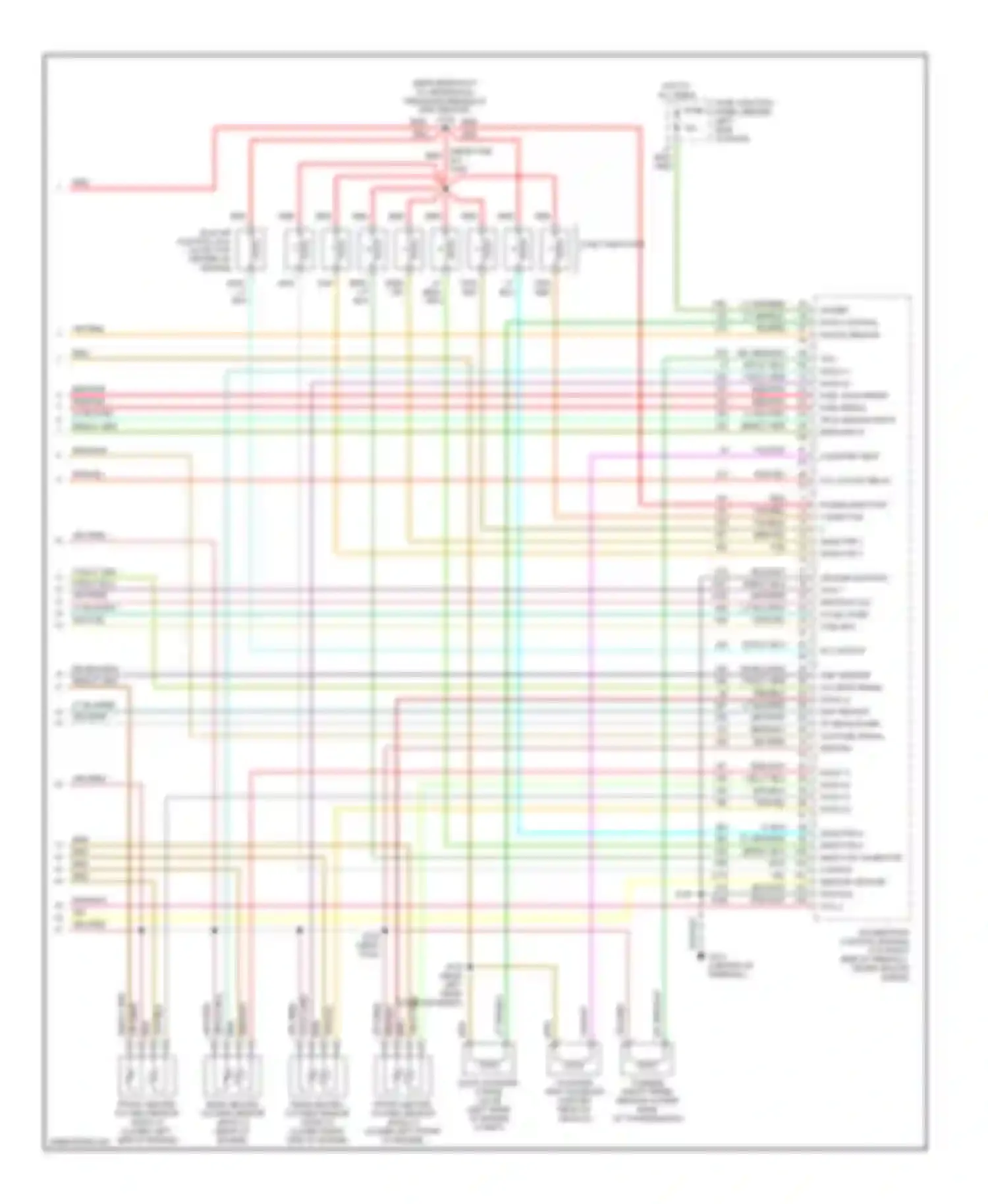 Continental Lincoln IX (1995-2002): Wiring diagram engine performance 4.6ls (4 of 4)