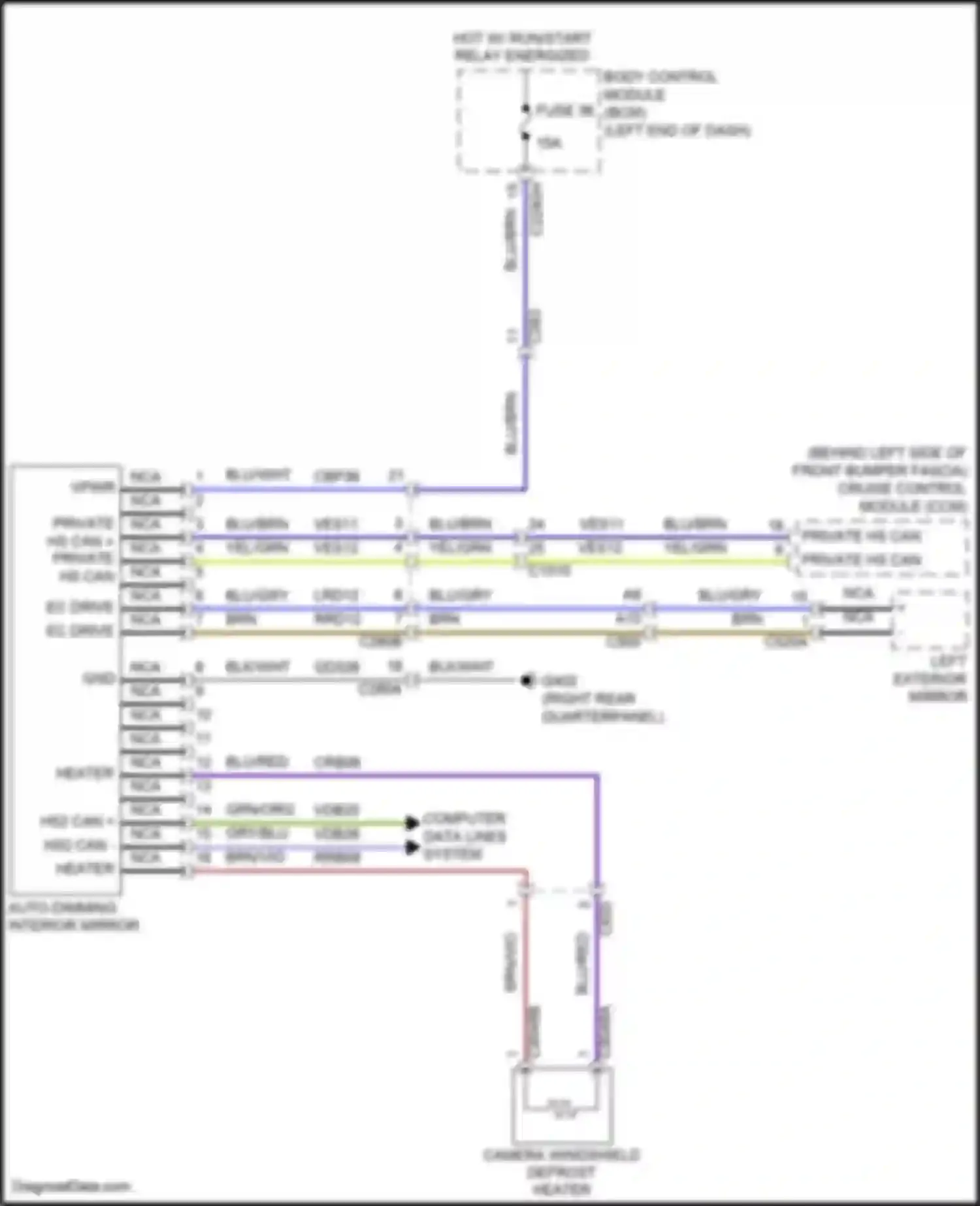 Wiring diagram blk/wht for Lincoln Continental X (2016-2024) (23 of 67)