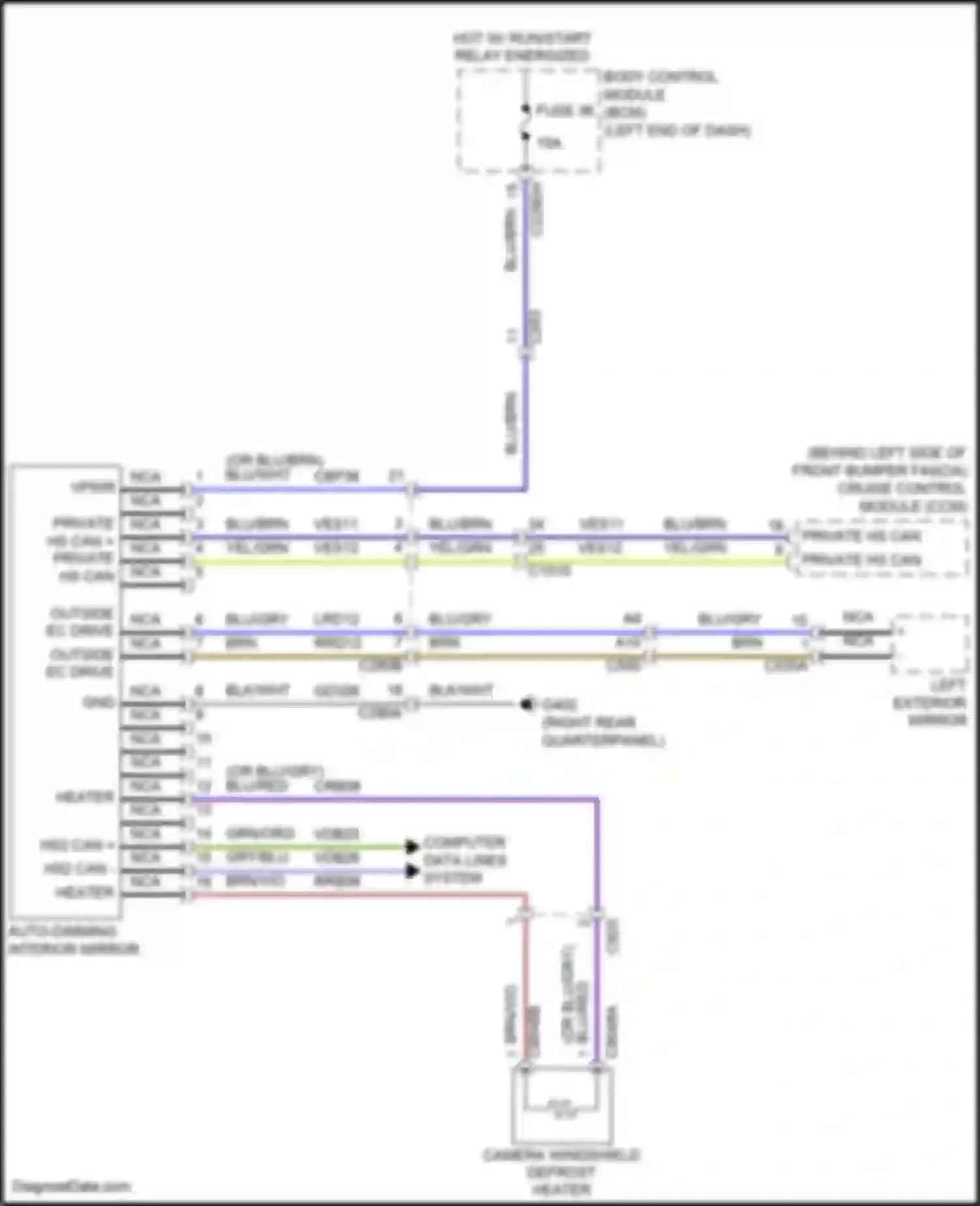 Wiring diagram brn for Lincoln Continental X (2016-2024) (28 of 54)