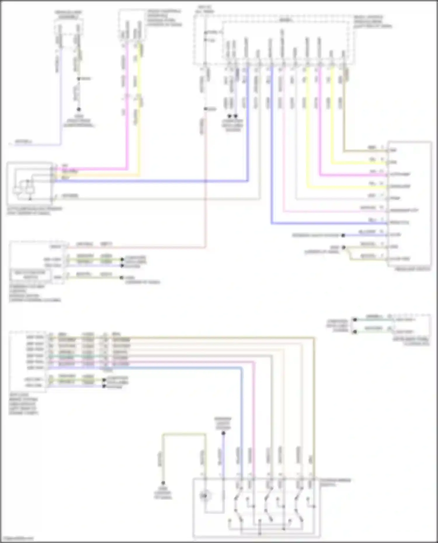 Wiring diagram dim + for Lincoln Continental X (2016-2024) (3 of 6)