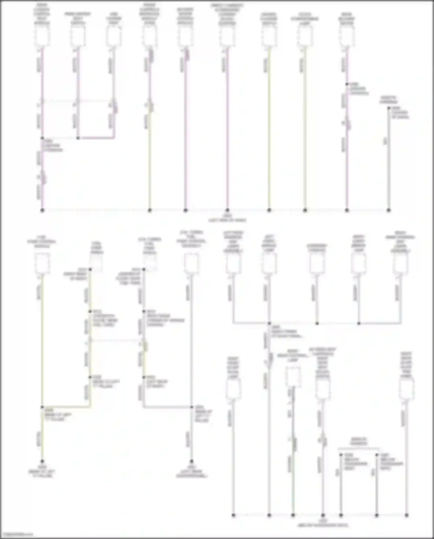 Wiring diagram ends in harness for Lincoln Continental X (2016-2024) (2 of 3)