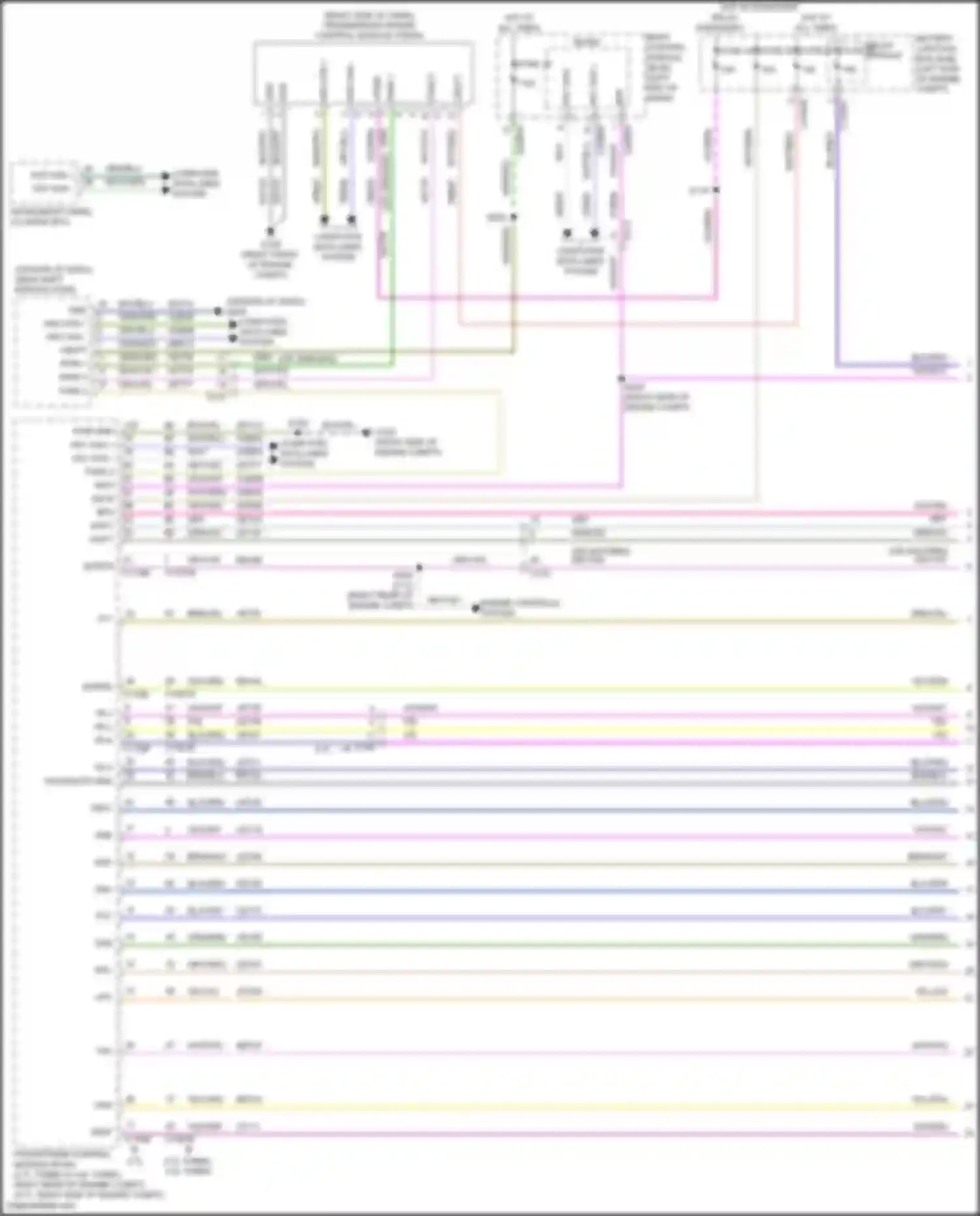 Wiring diagram engine controls system for Lincoln Continental X (2016-2024) (1 of 9)