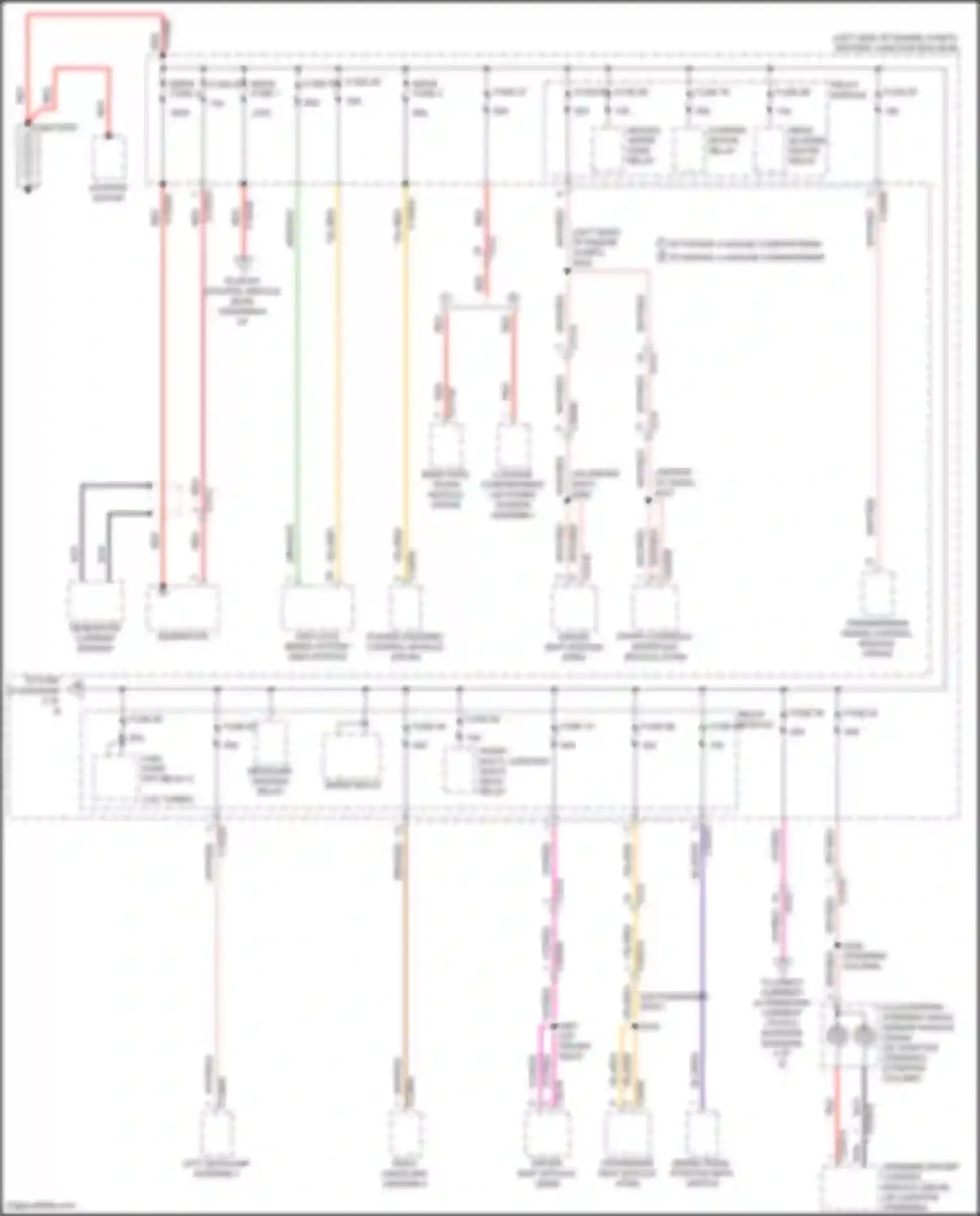 Wiring diagram fuse 95 for Lincoln Continental X (2016-2024) (2 of 2)