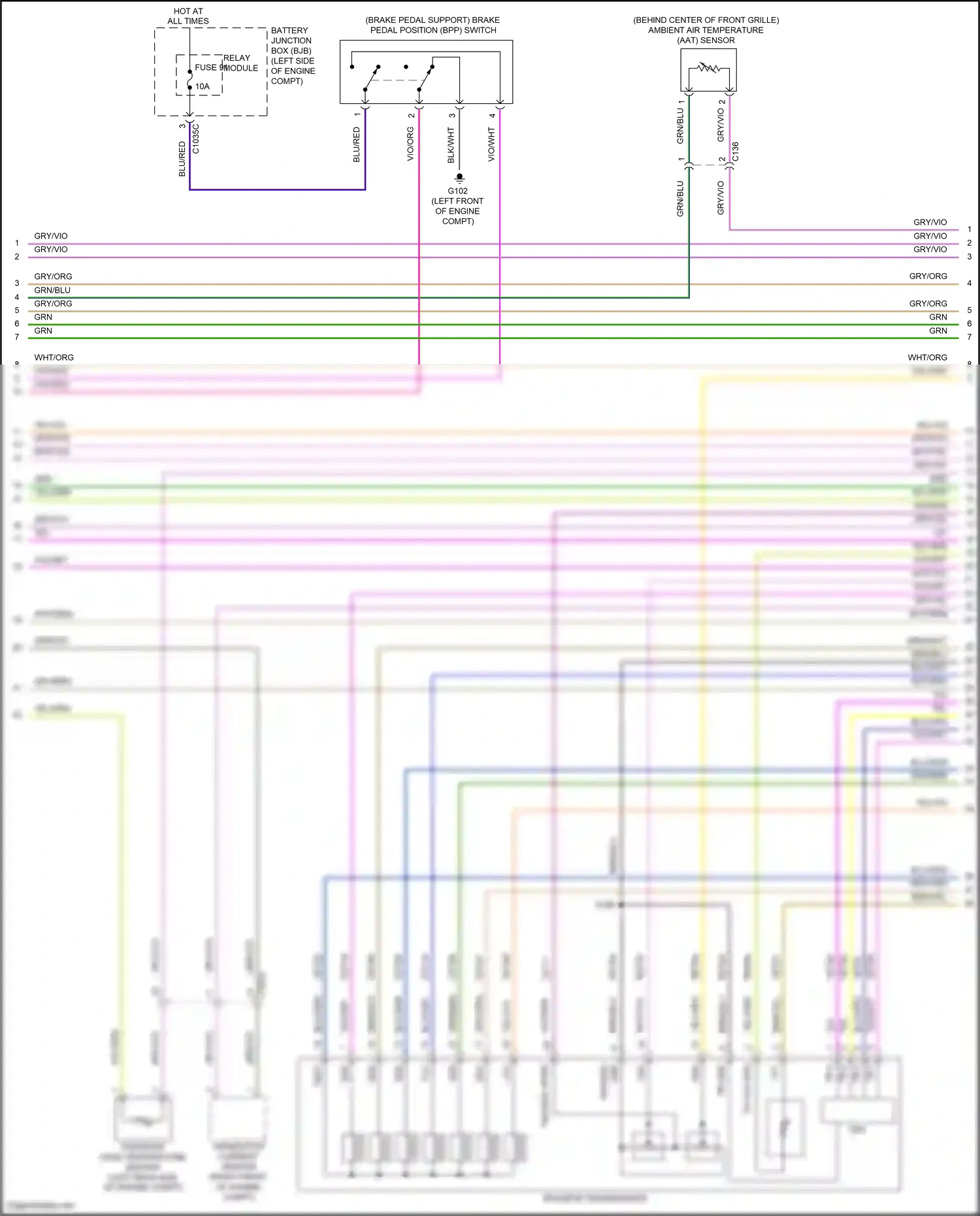 Lincoln Continental X (2016-2024) generator current sensor wiring diagram  (3 of 5)