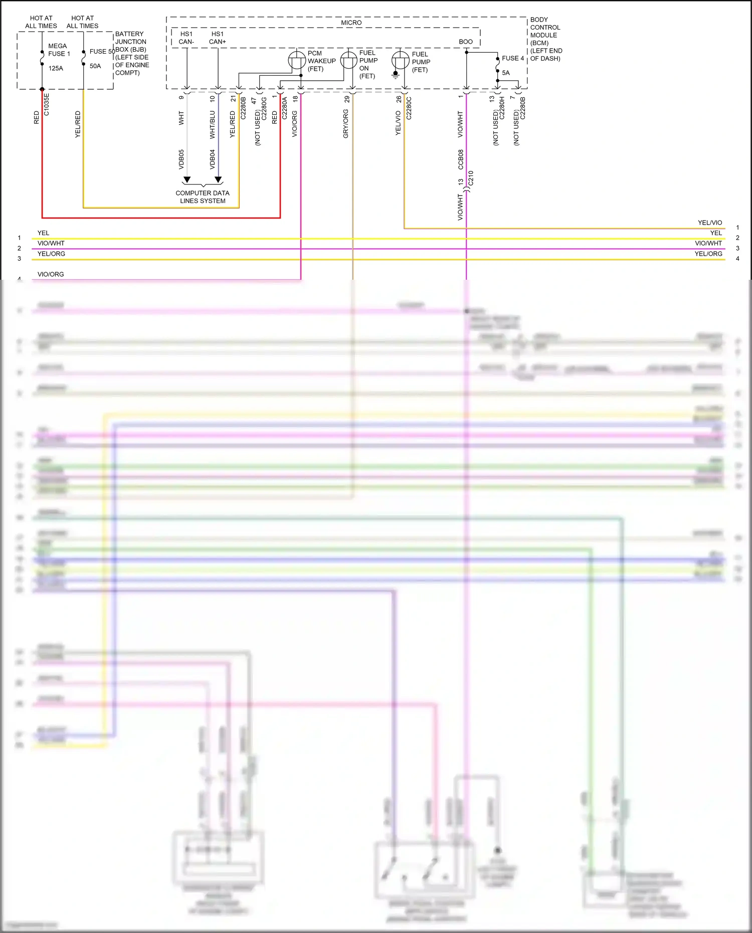 Lincoln Continental X (2016-2024) generator current sensor wiring diagram  (5 of 5)