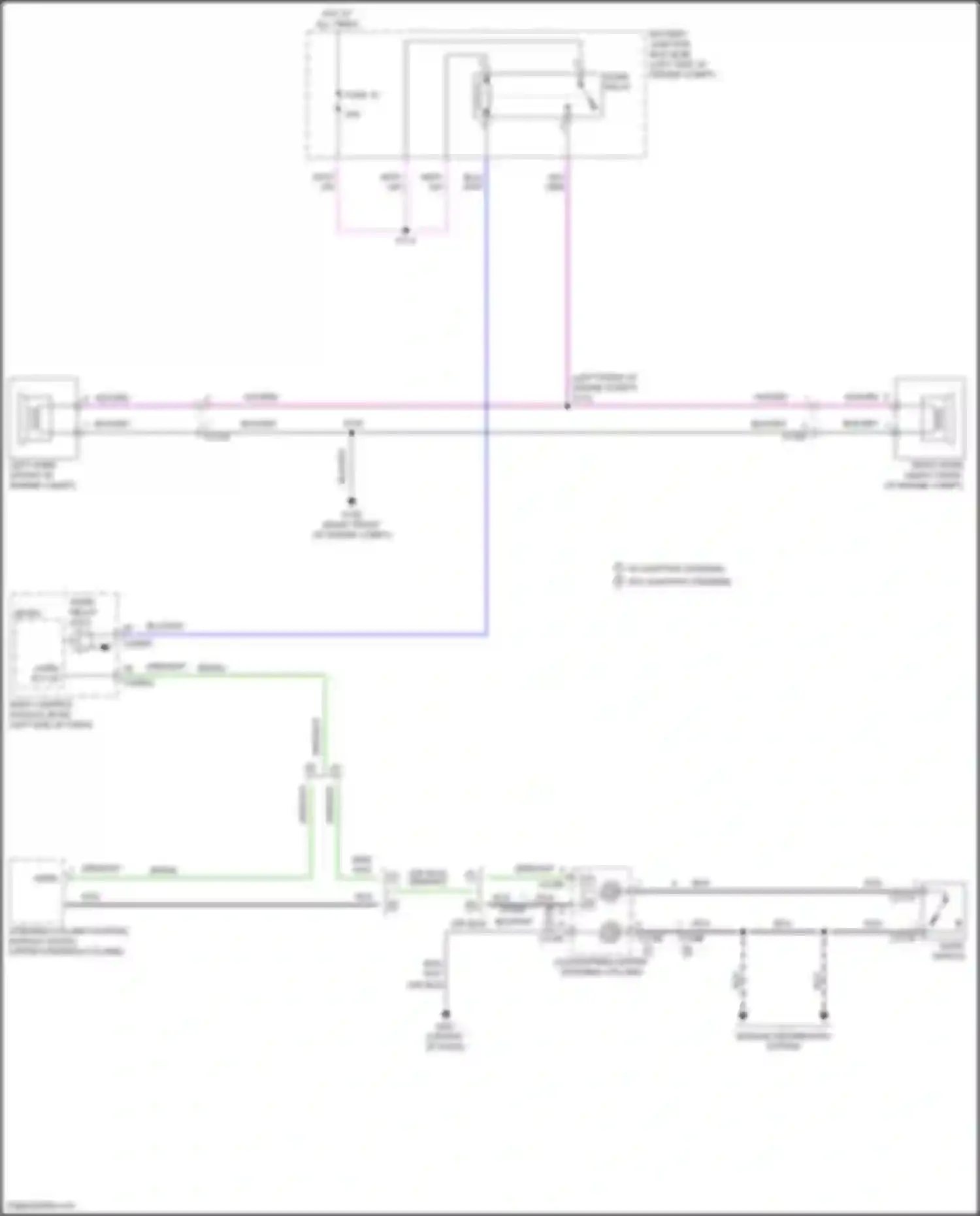 Wiring diagram ground distribution system for Lincoln Continental X (2016-2024) (1 of 1)