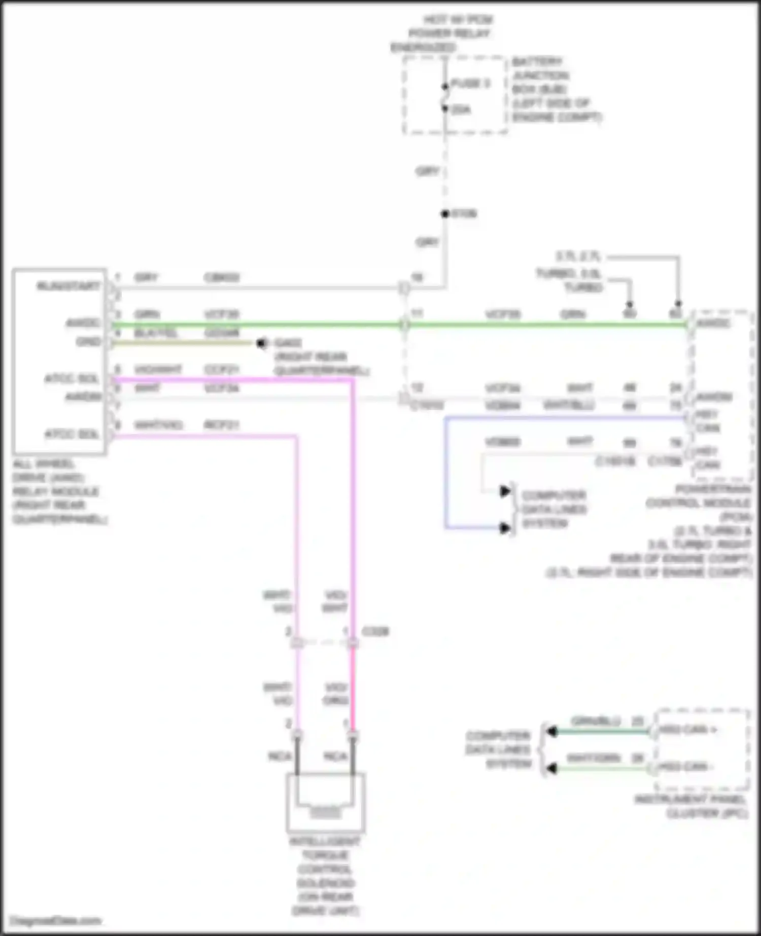 Wiring diagram gry for Lincoln Continental X (2016-2024) (14 of 65)