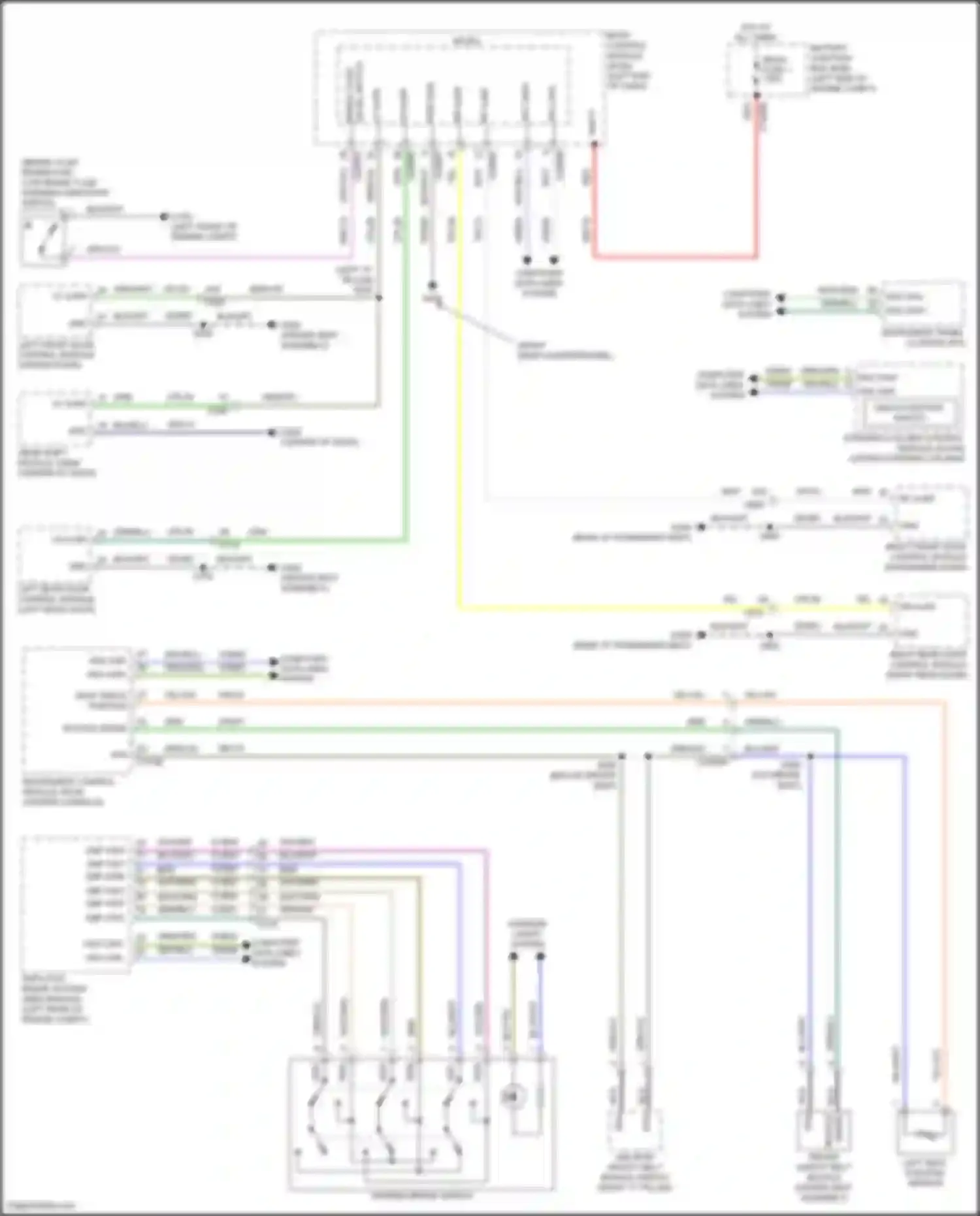 Wiring diagram gry/blu for Lincoln Continental X (2016-2024) (11 of 80)