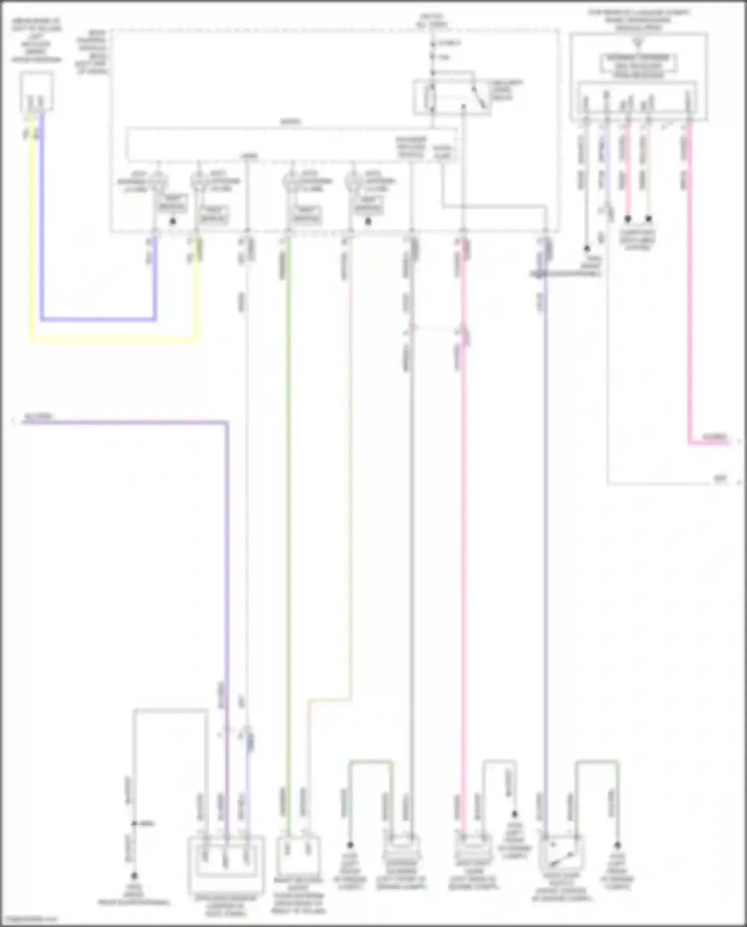 Wiring diagram gry/blu for Lincoln Continental X (2016-2024) (4 of 80)