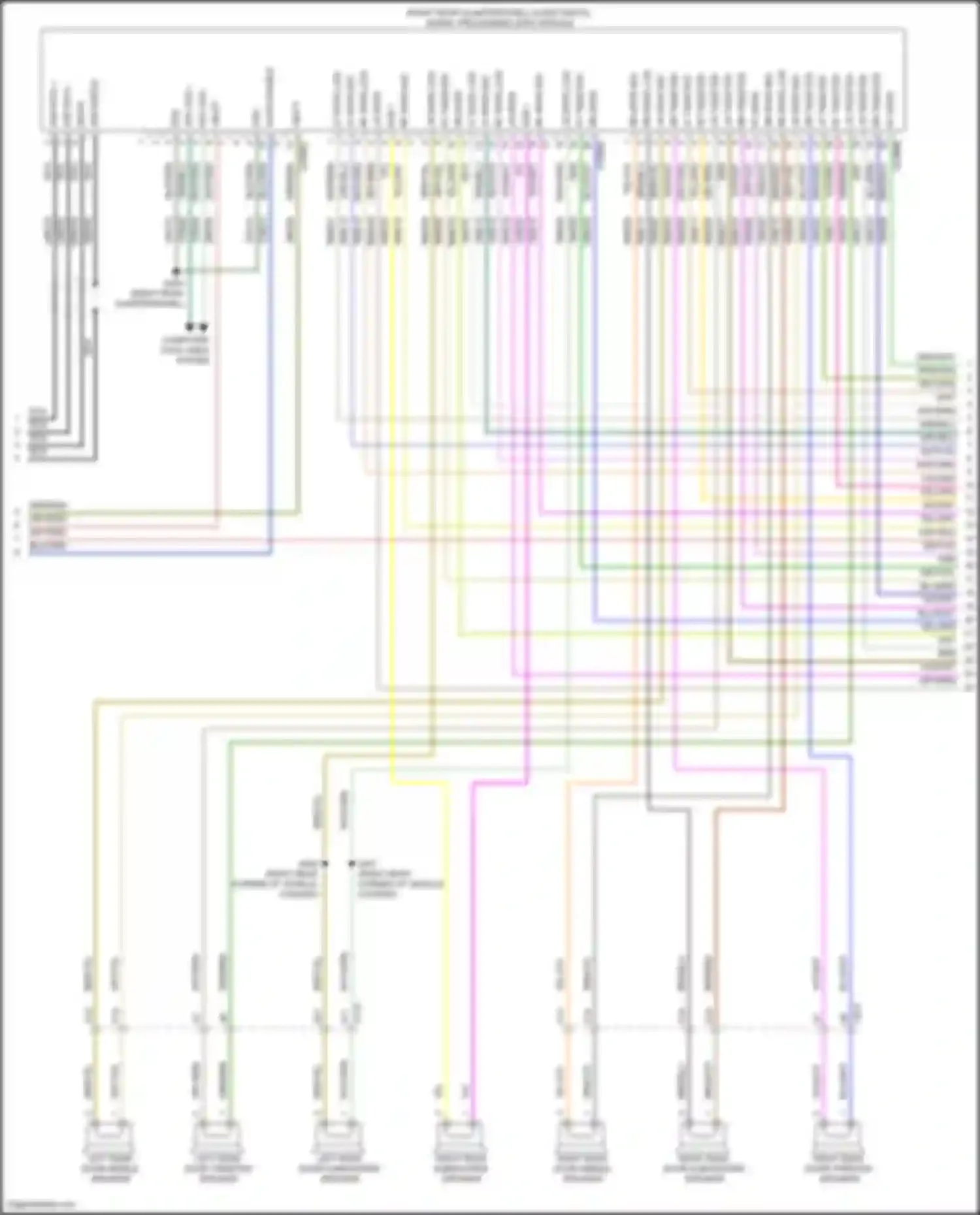 Wiring diagram lr spkr mid + for Lincoln Continental X (2016-2024) (1 of 2)