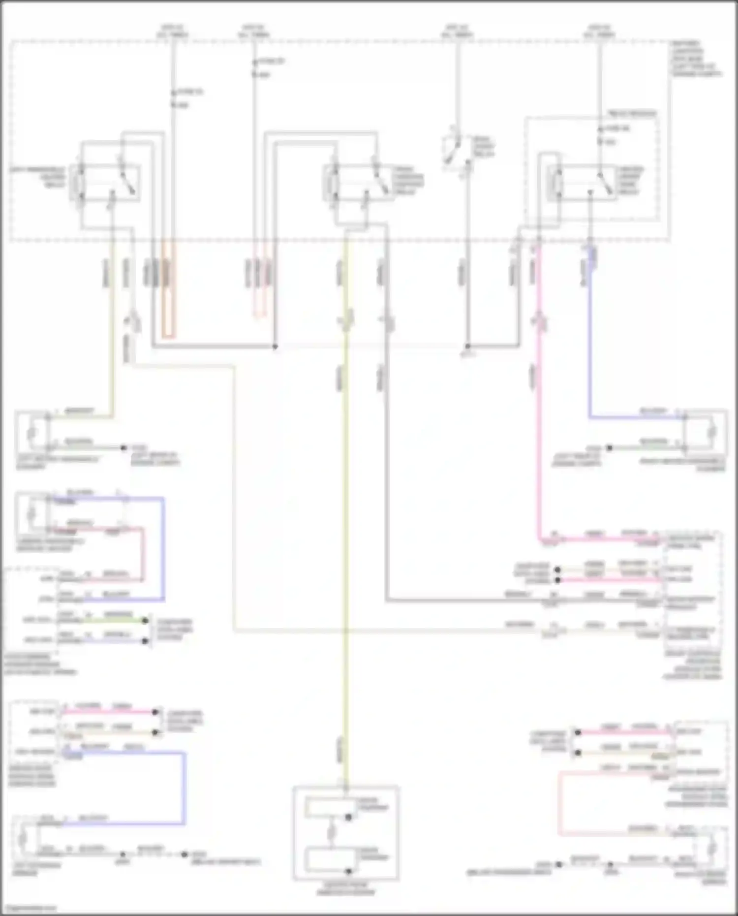 Wiring diagram rear defrost request for Lincoln Continental X (2016-2024) (1 of 1)