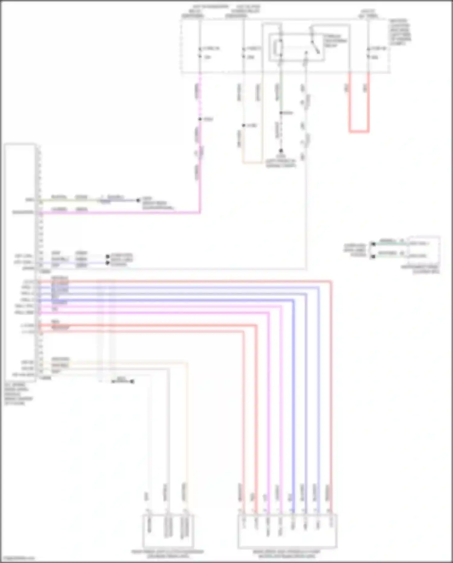 Wiring diagram red/blk for Lincoln Continental X (2016-2024) (1 of 1)