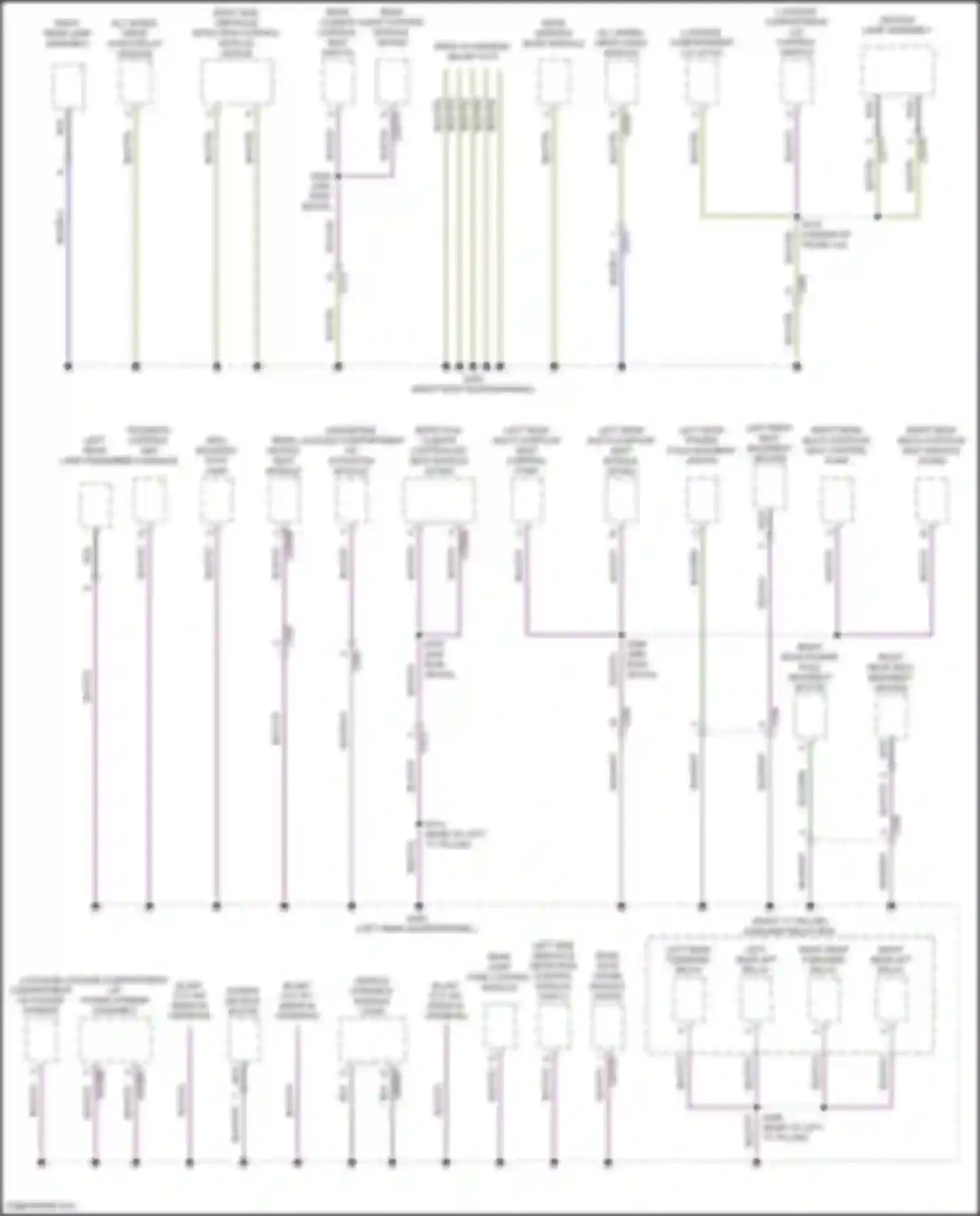 Wiring diagram right rear lamp assembly for Lincoln Continental X (2016-2024) (2 of 2)