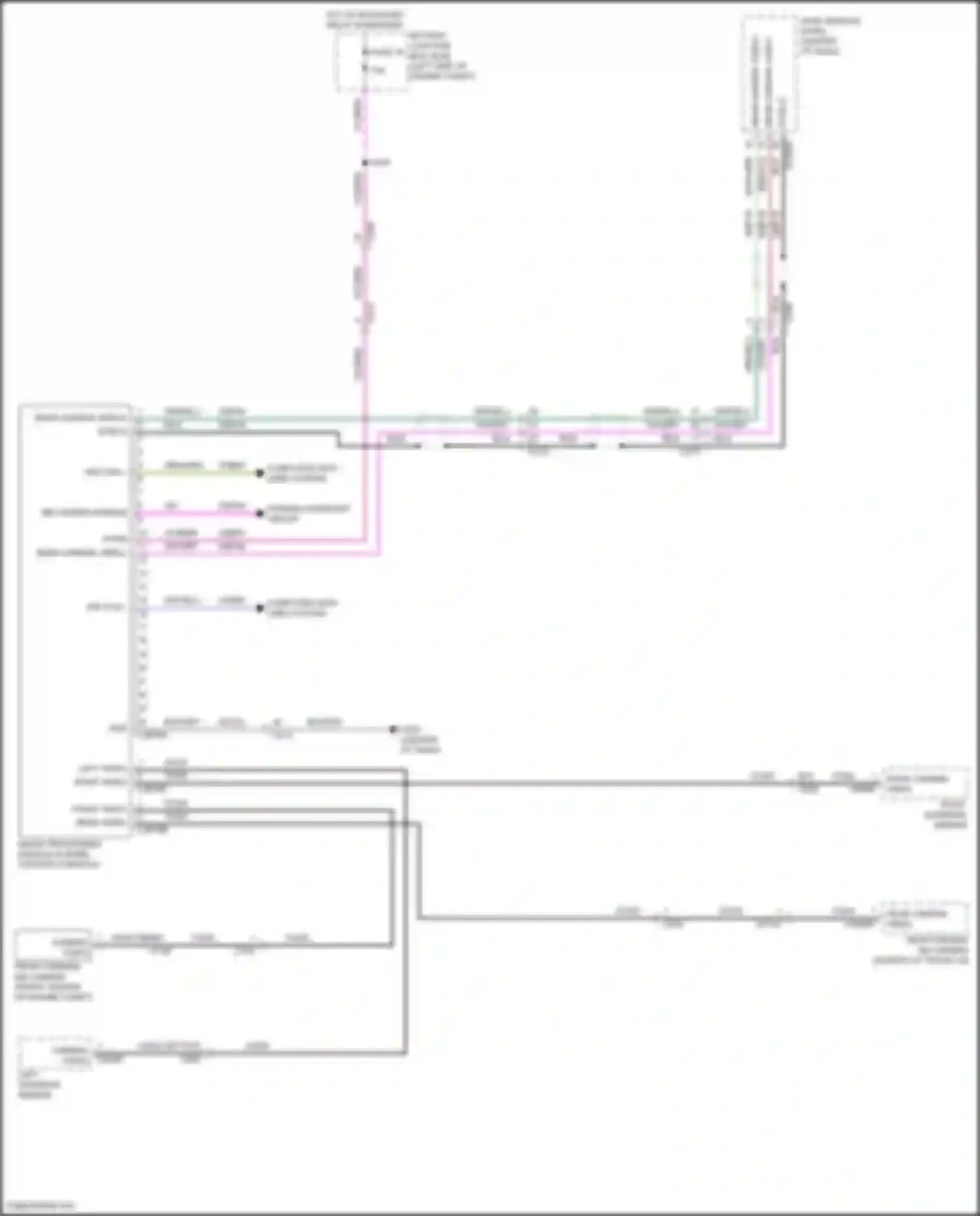 Wiring diagram right video + for Lincoln Continental X (2016-2024) (1 of 1)