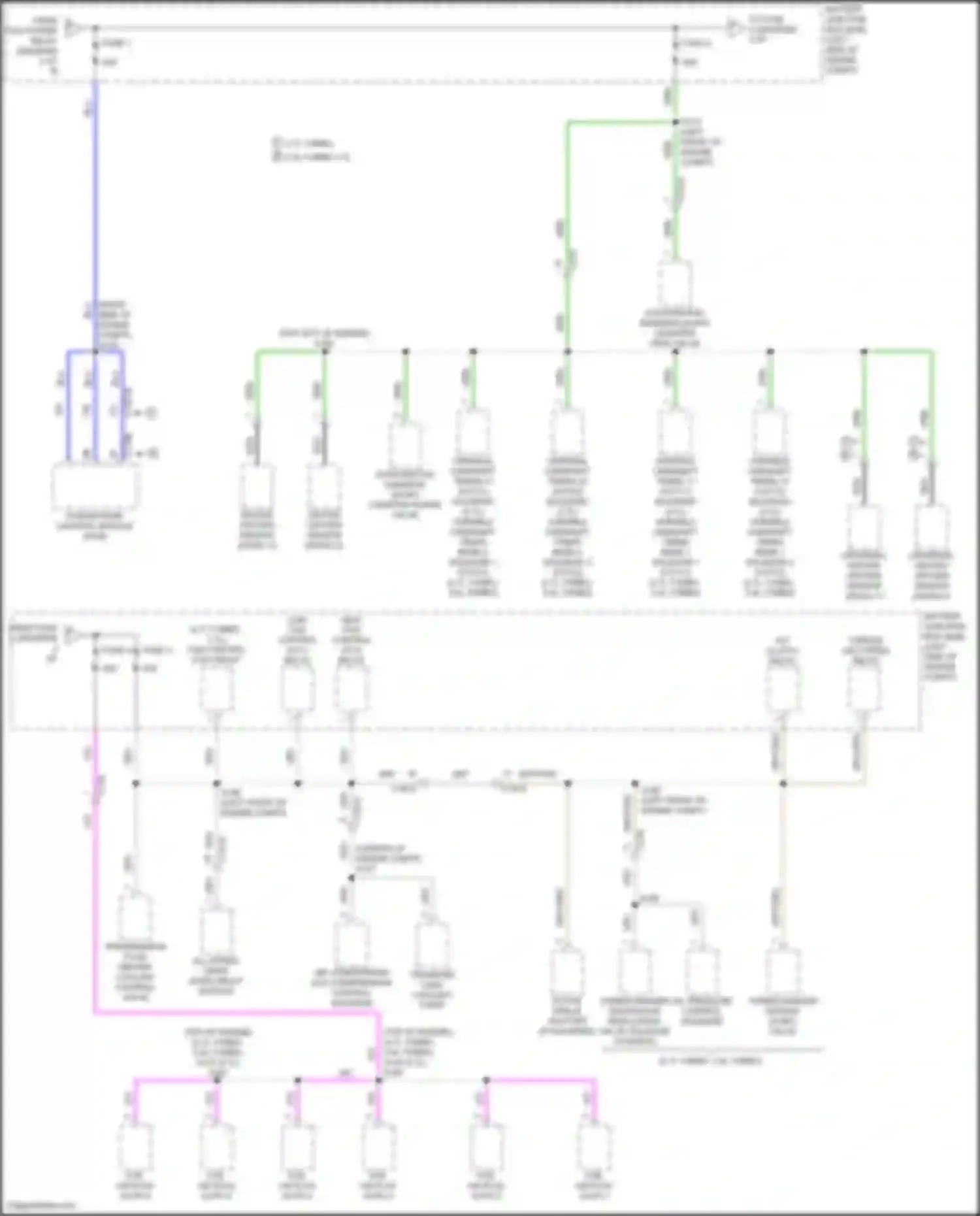 Wiring diagram top of engine) for Lincoln Continental X (2016-2024) (6 of 15)