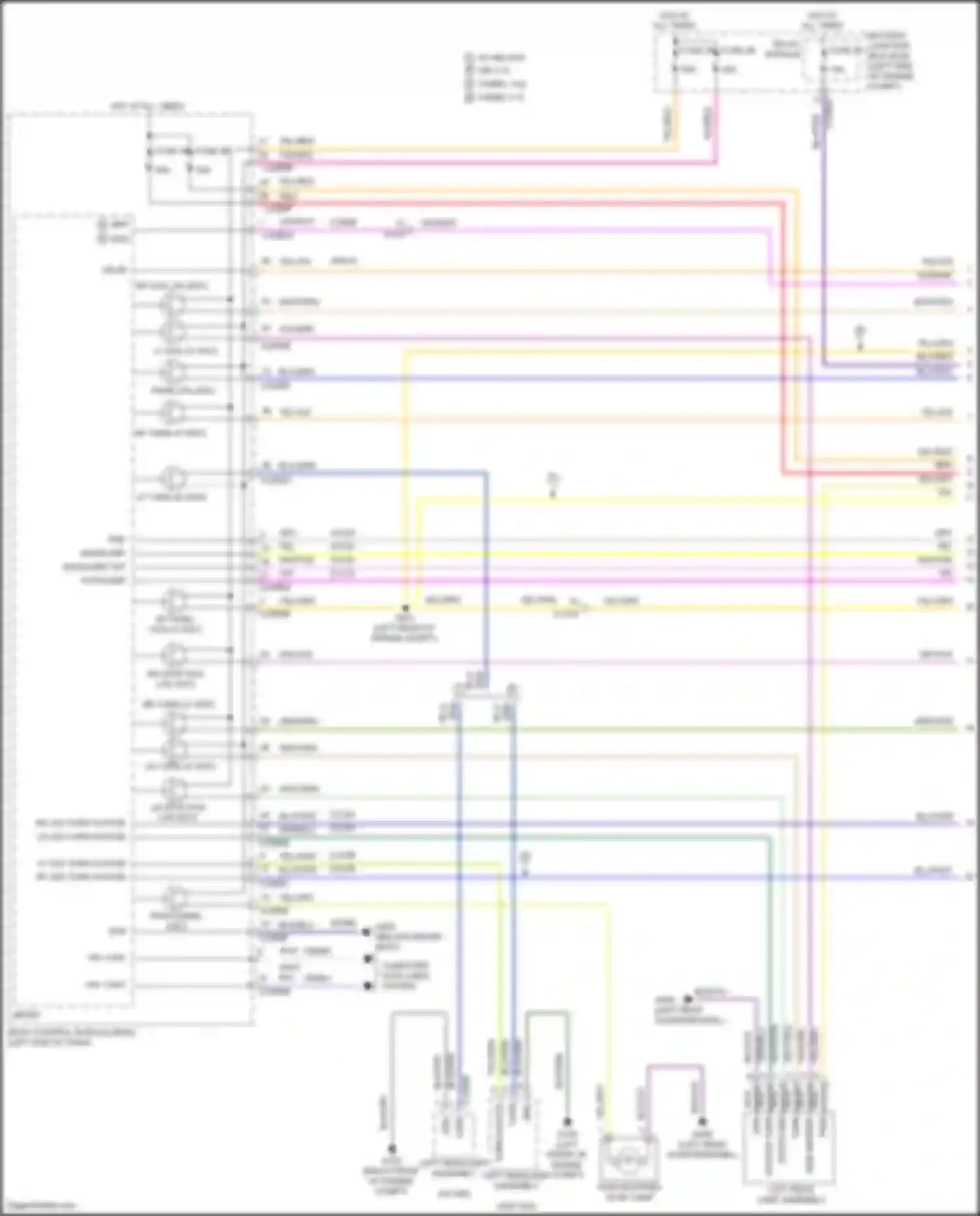 Wiring diagram w/ hid for Lincoln Continental X (2016-2024) (1 of 4)