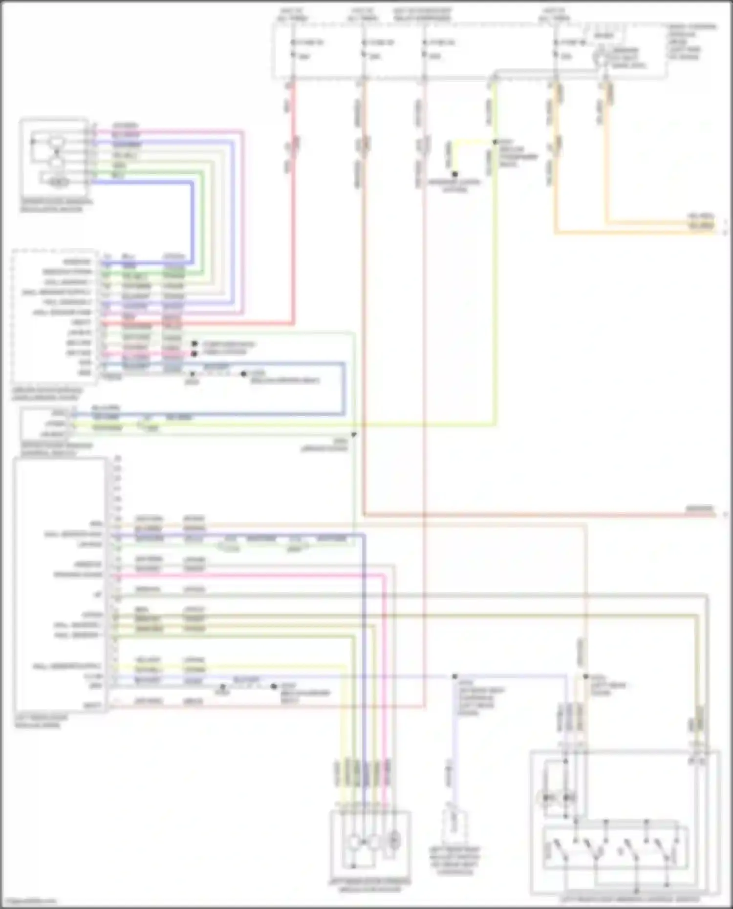 Wiring diagram yel/blu for Lincoln Continental X (2016-2024) (20 of 42)