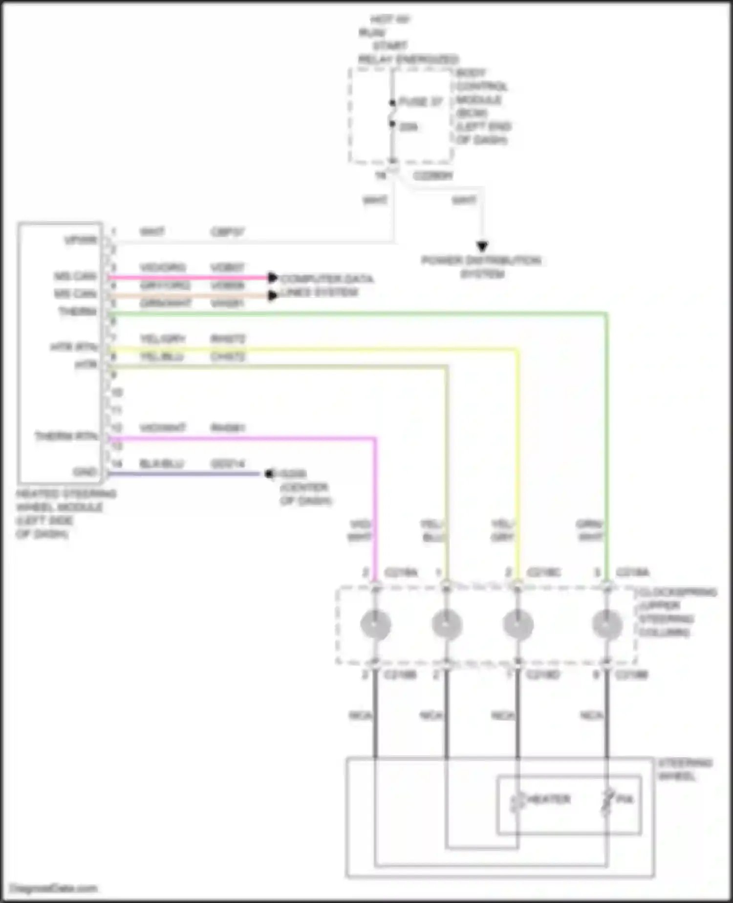 Wiring diagram yel/gry for Lincoln Continental X (2016-2024) (5 of 55)