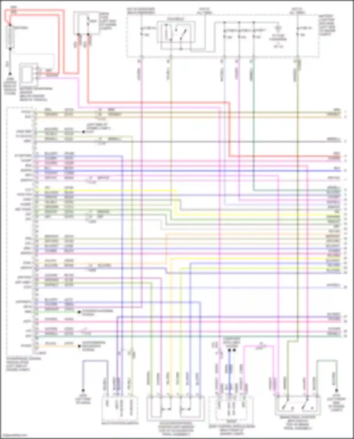 Corsair Lincoln I (2019-2024): Wiring diagram engine performance 2.5l plug-in hybrid (1 of 13)