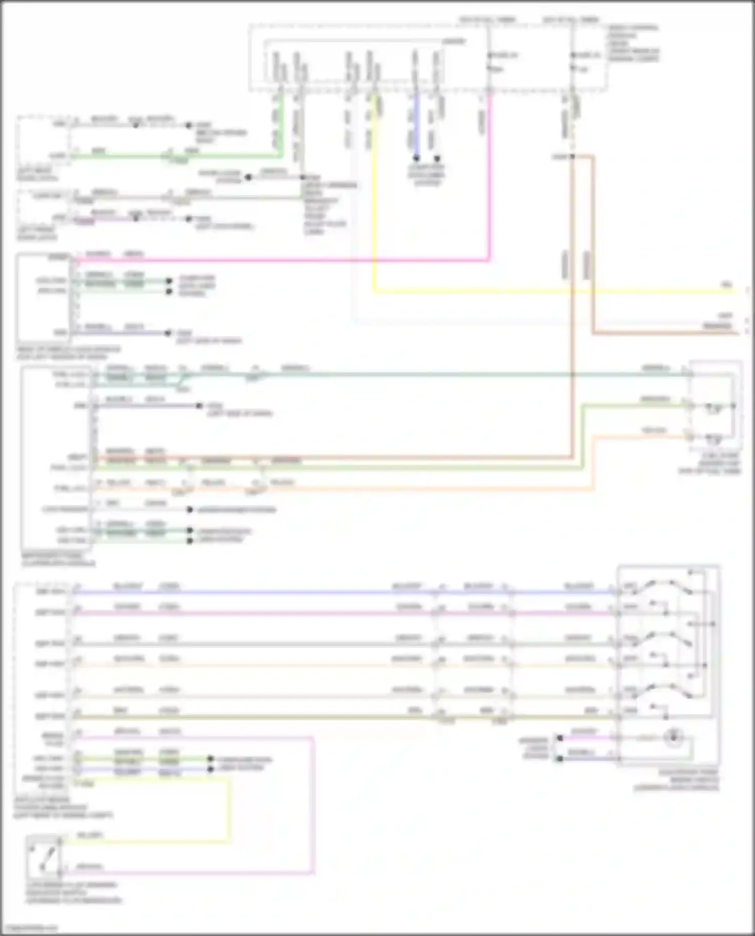 Corsair Lincoln I (2019-2024): Instrument cluster circuit (1 of 2)