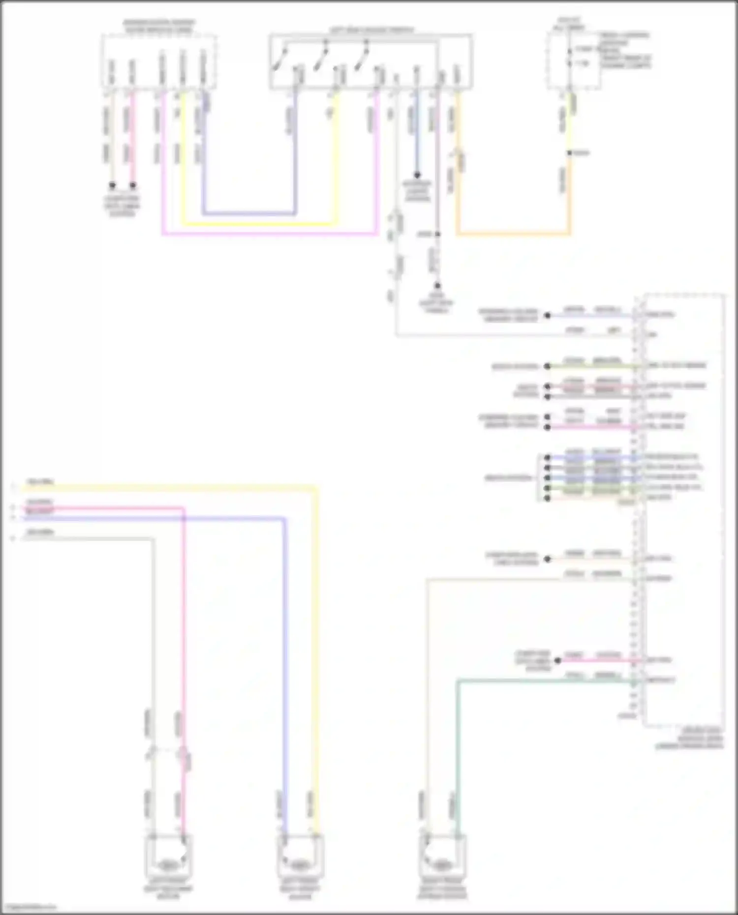 Corsair Lincoln I (2019-2024): Driver"s memory seat circuit (2 of 2)