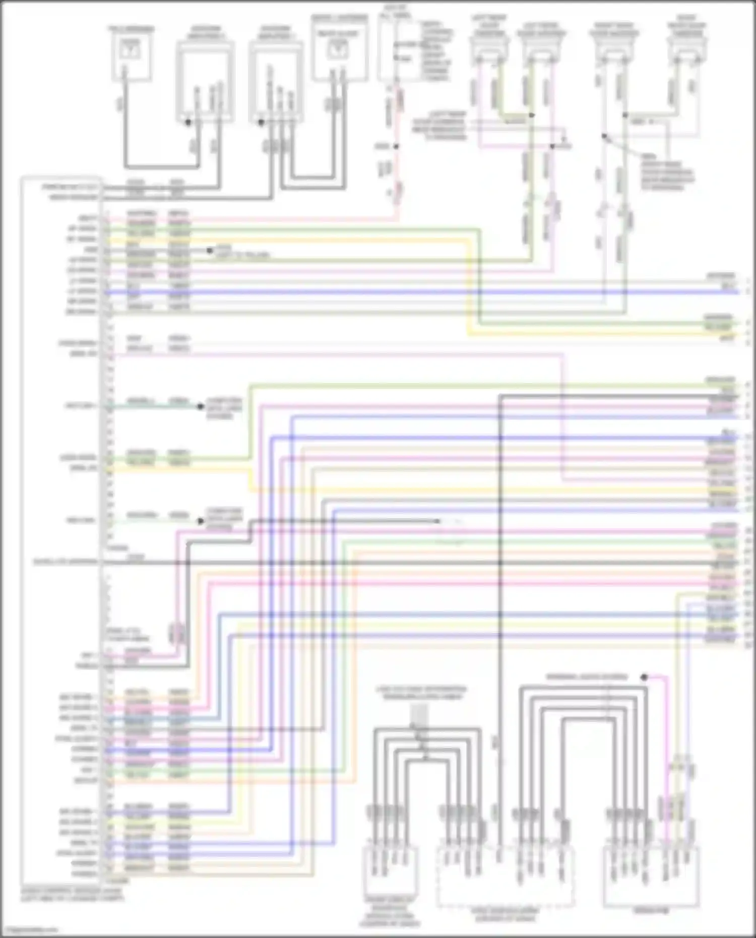 Corsair Lincoln I (2019-2024): Navigation circuit, w/o harman revel (1 of 3)