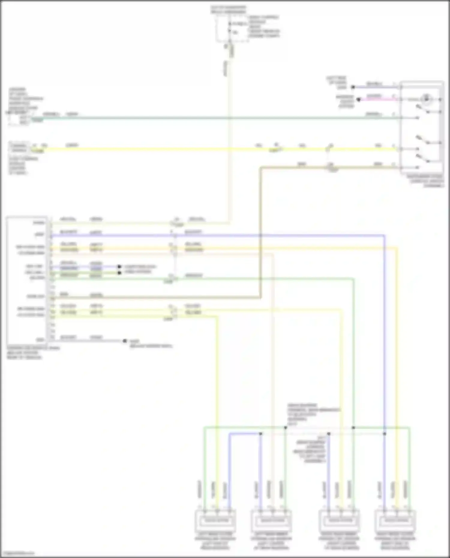 Corsair Lincoln I (2019-2024): Parking assistant circuit, w/o 360 view
