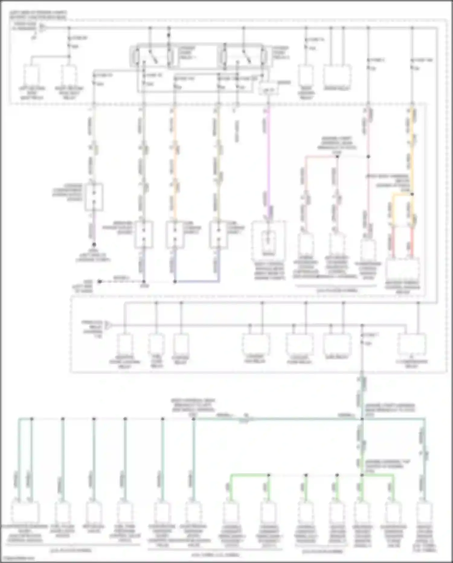 Corsair Lincoln I (2019-2024): Power distribution circuit (4 of 7)