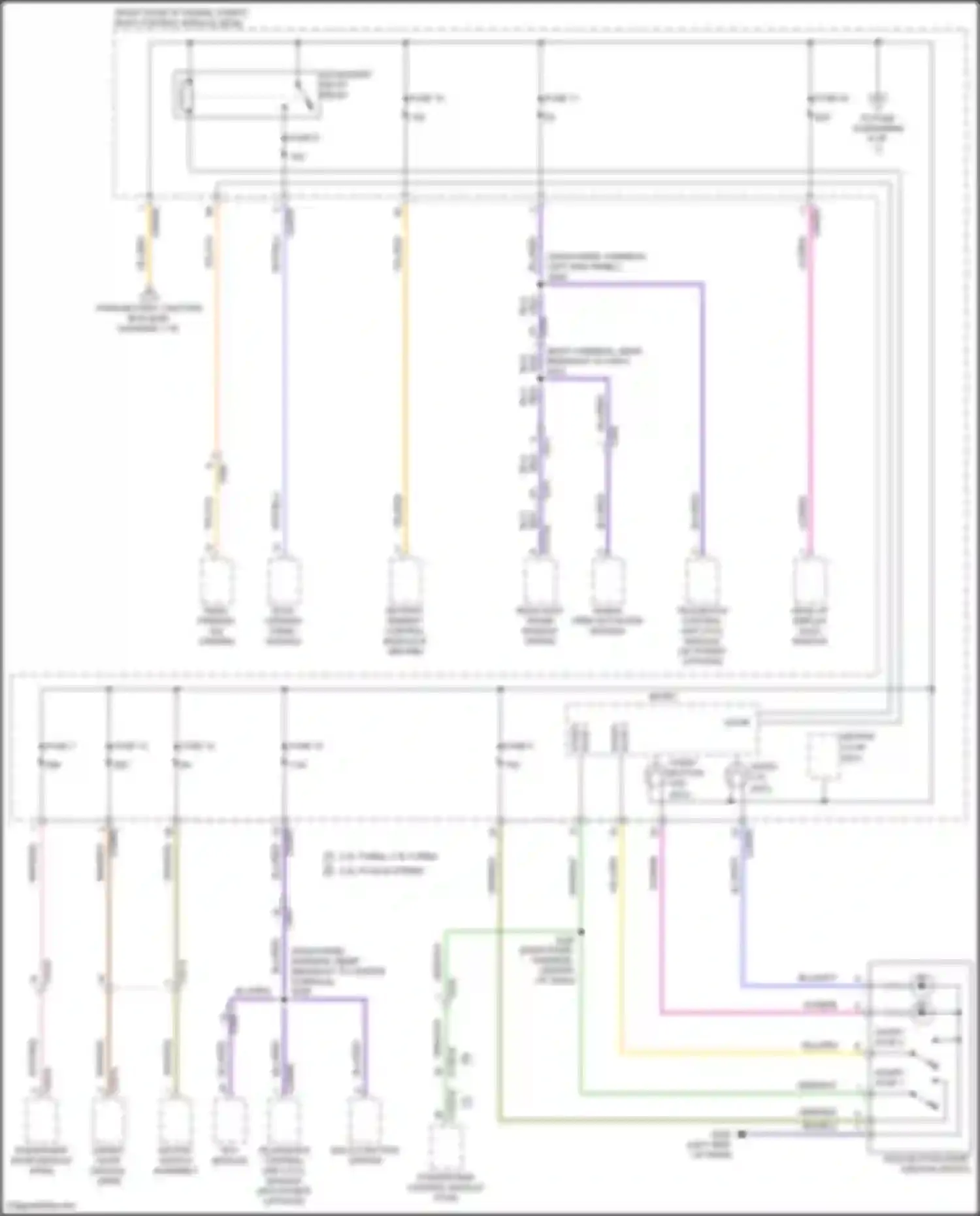 Corsair Lincoln I (2019-2024): Power distribution circuit (5 of 7)