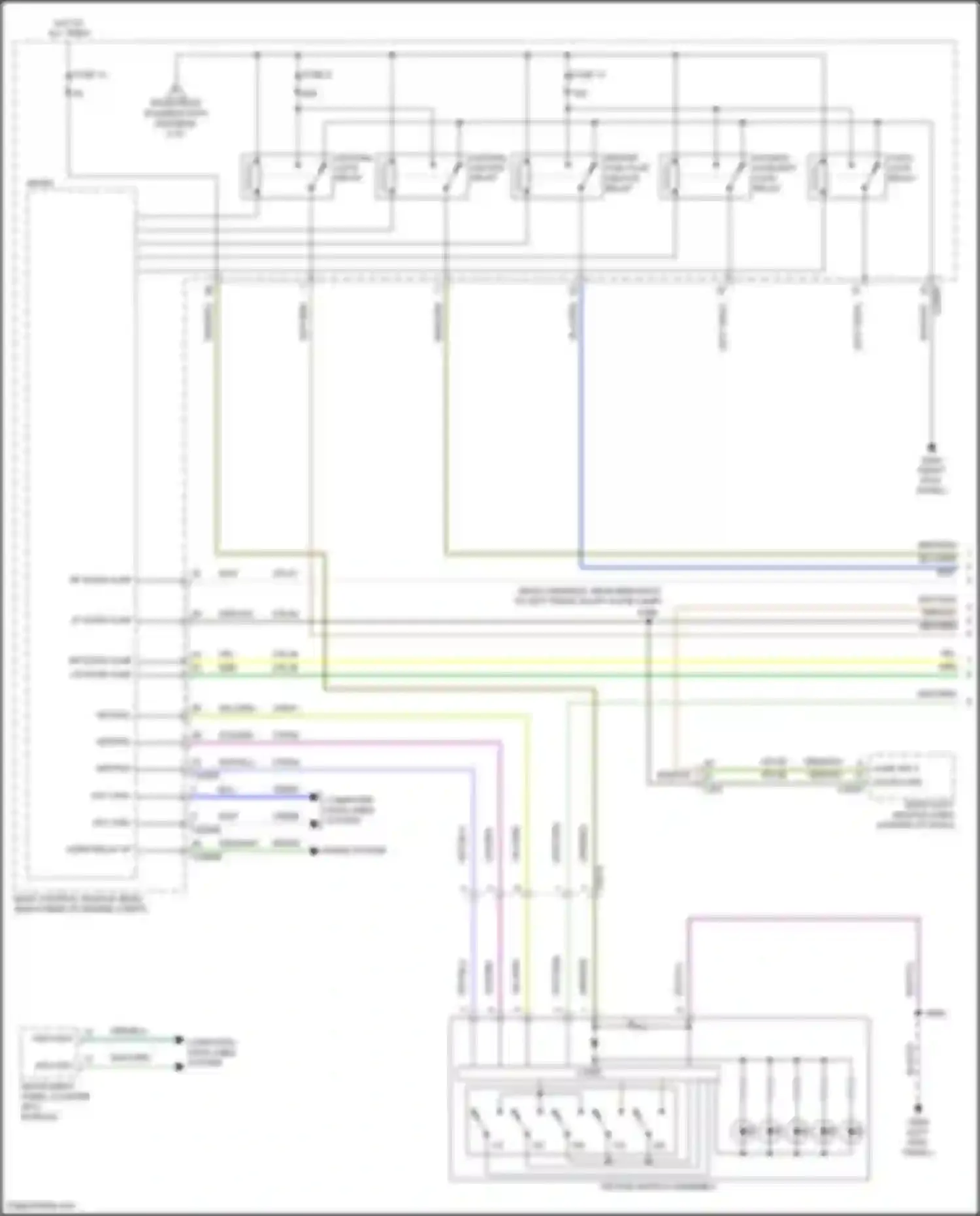 Corsair Lincoln I (2019-2024): Power door locks circuit, w/o intelligent access (1 of 4)