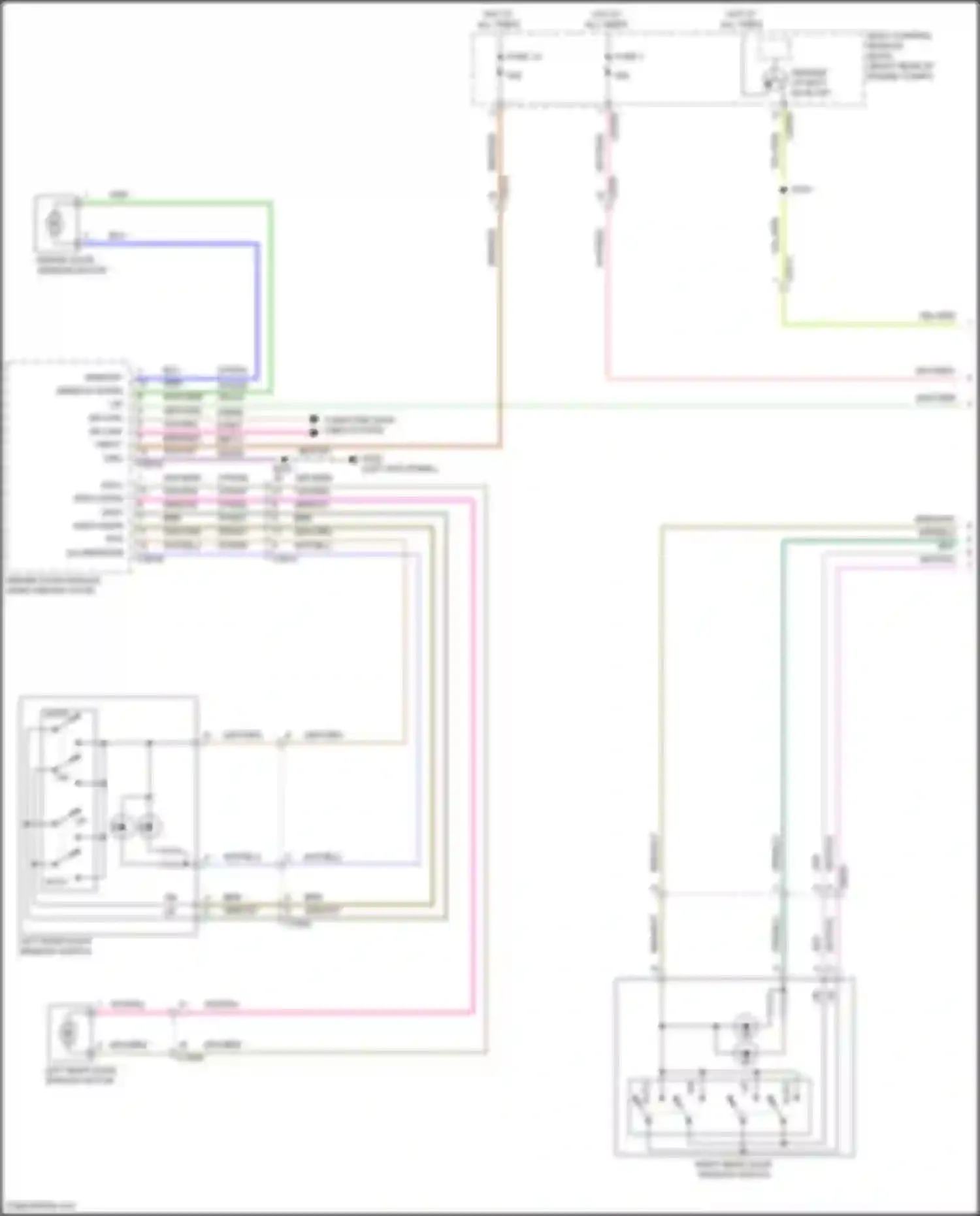 Corsair Lincoln I (2019-2024): Power windows circuit (1 of 2)